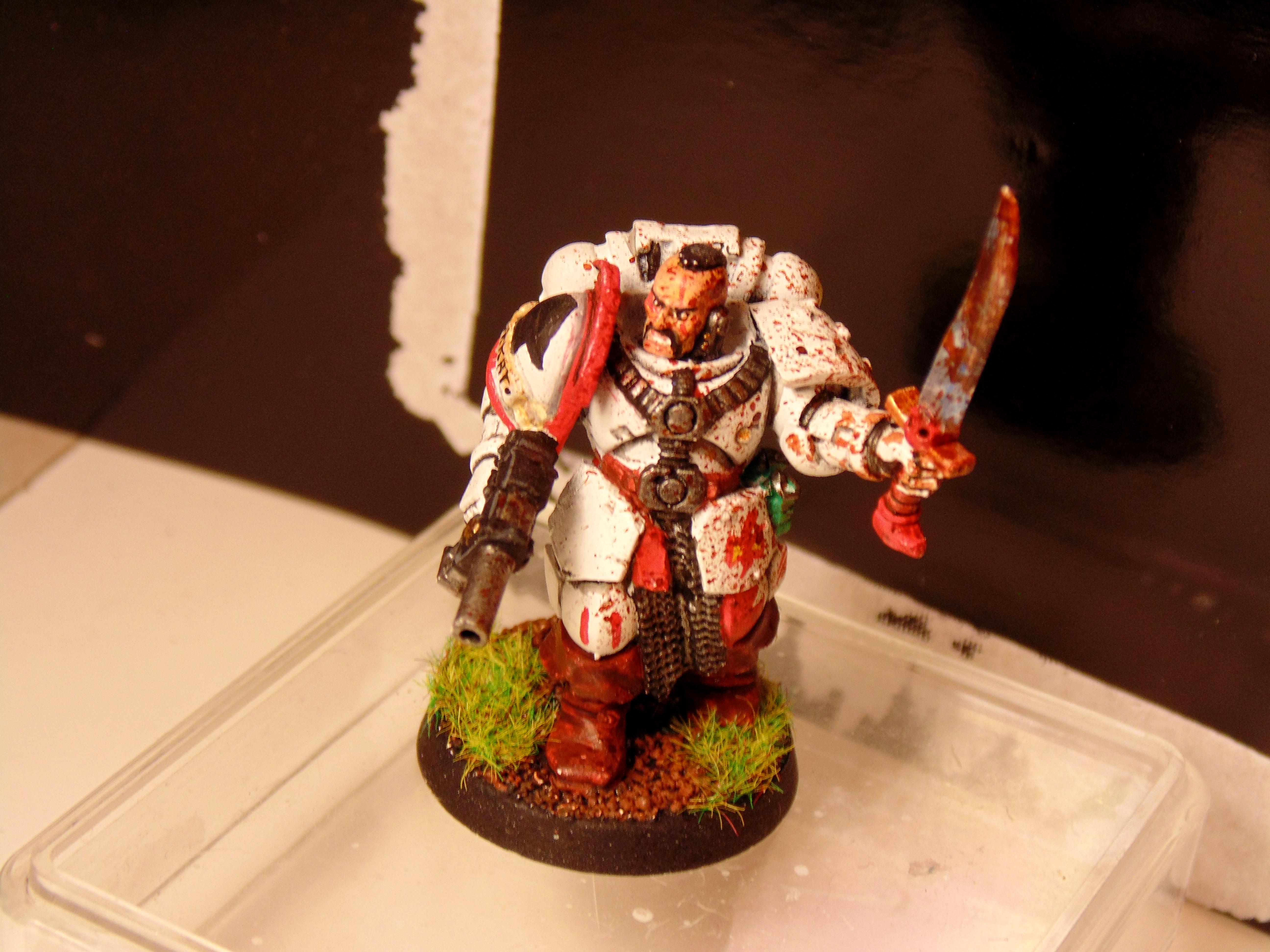 Blood, Bloody, Conversion, Librarian, Scars, Space, Space Marines, Stormseer, Sw, White, Wolves