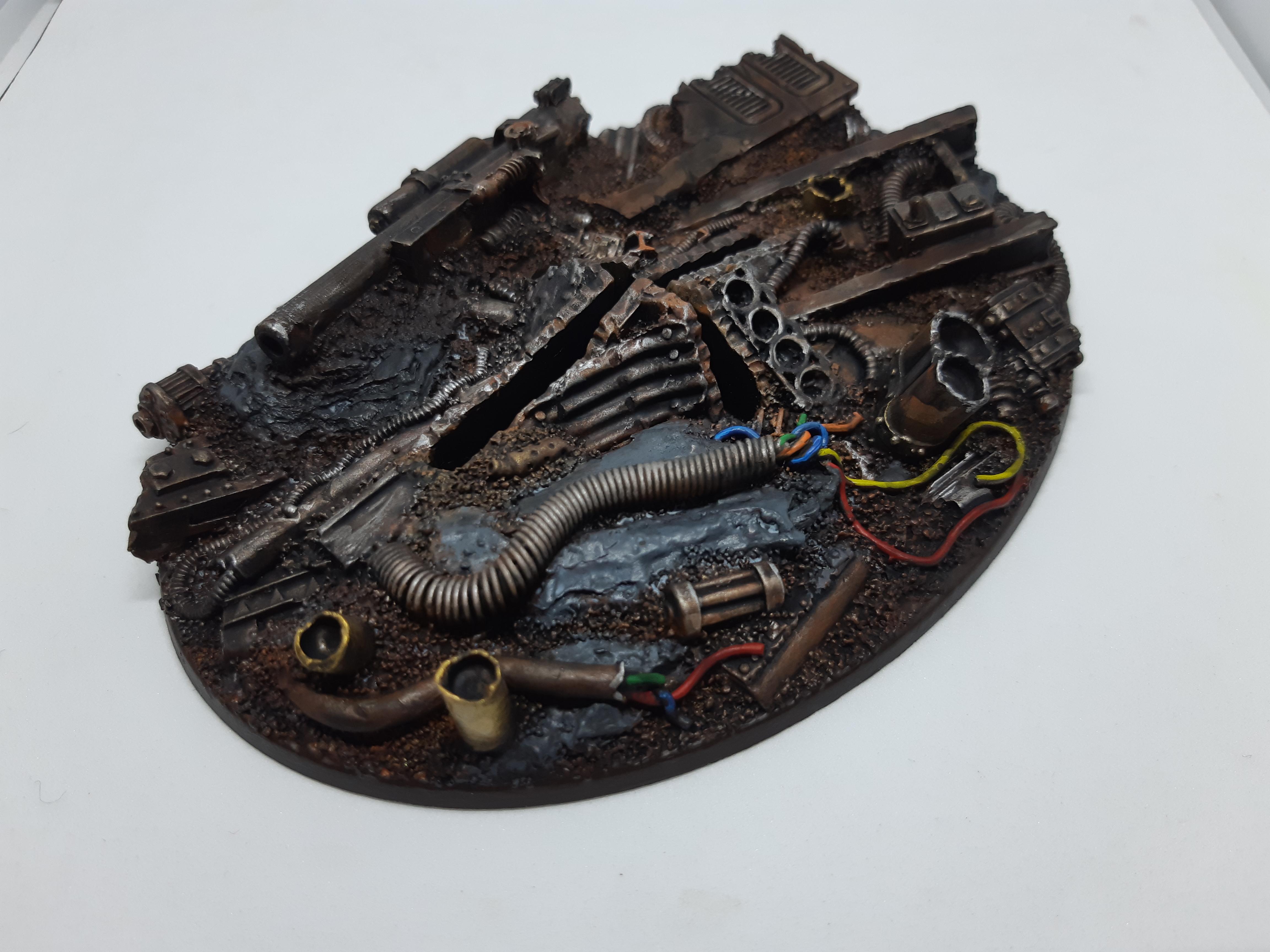 120mm, Base, Flyer, Imperial Guard, Junk City, Kromlech, Resin, Taurox, Warhammer 40,000