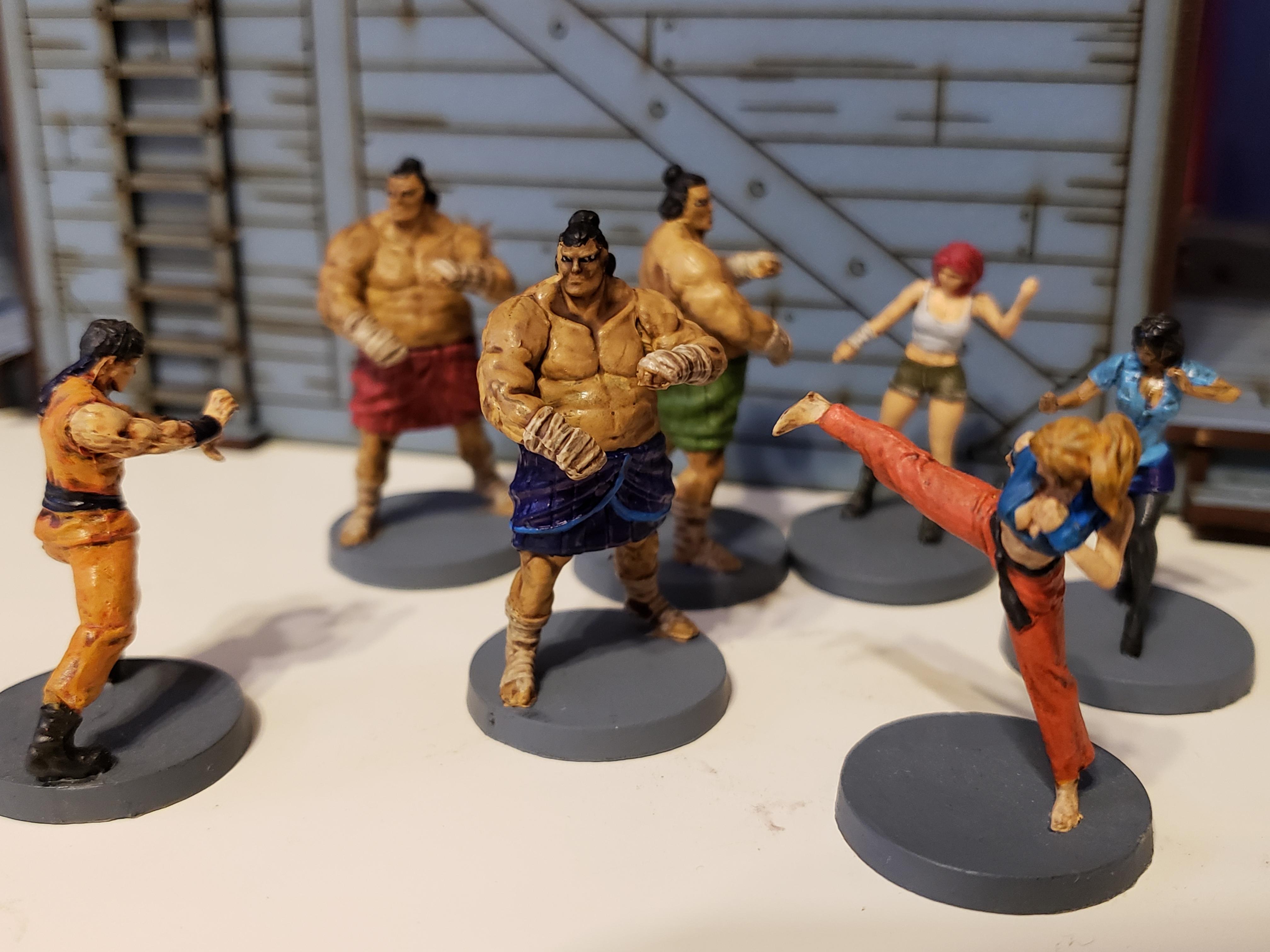 Fighters, Martial Artists, Modern, Street Masters, Sumo