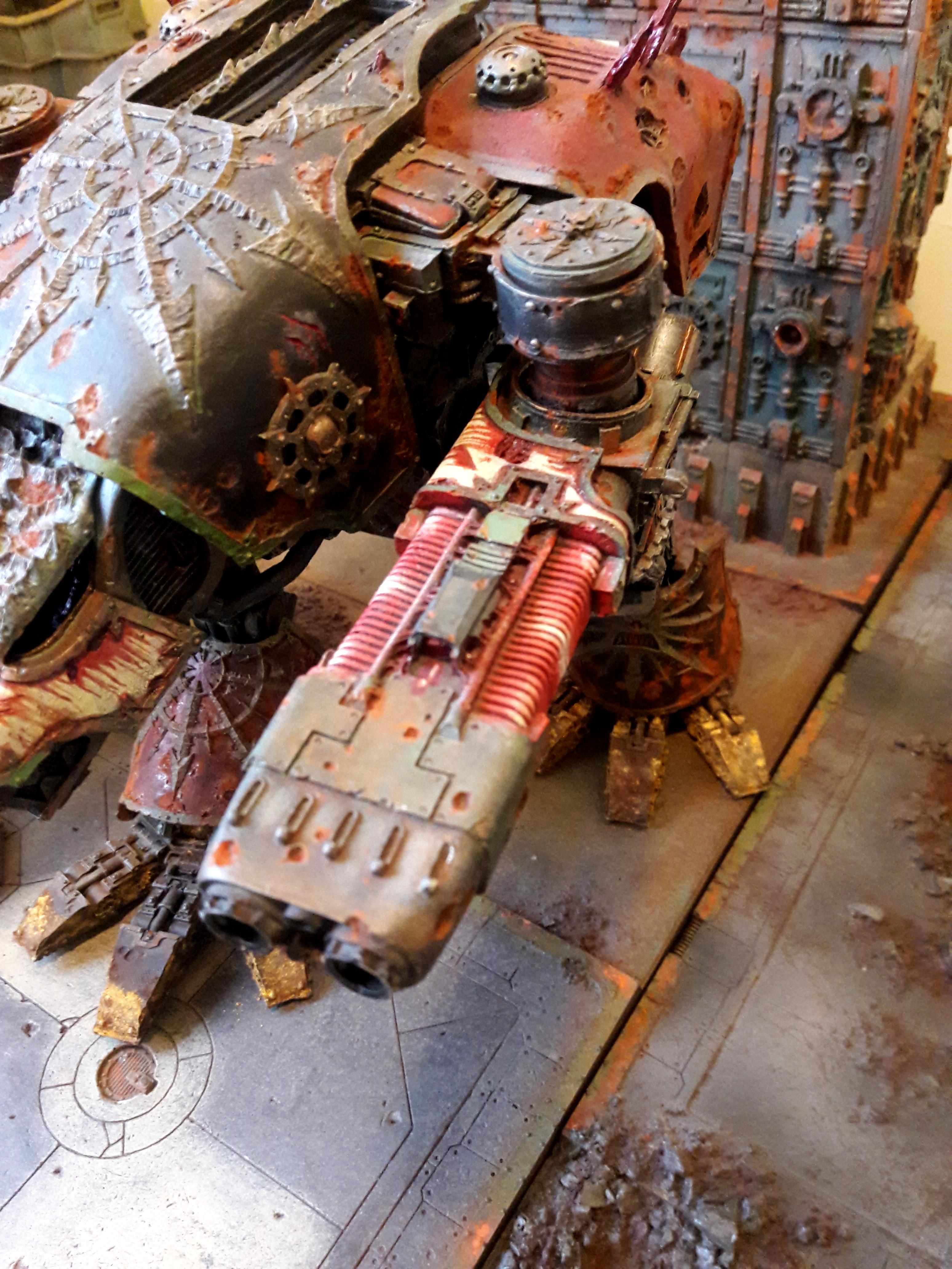 Chaos, Legio Mortis, Nurgle, Titan, Warhammer 40,000, Warhound