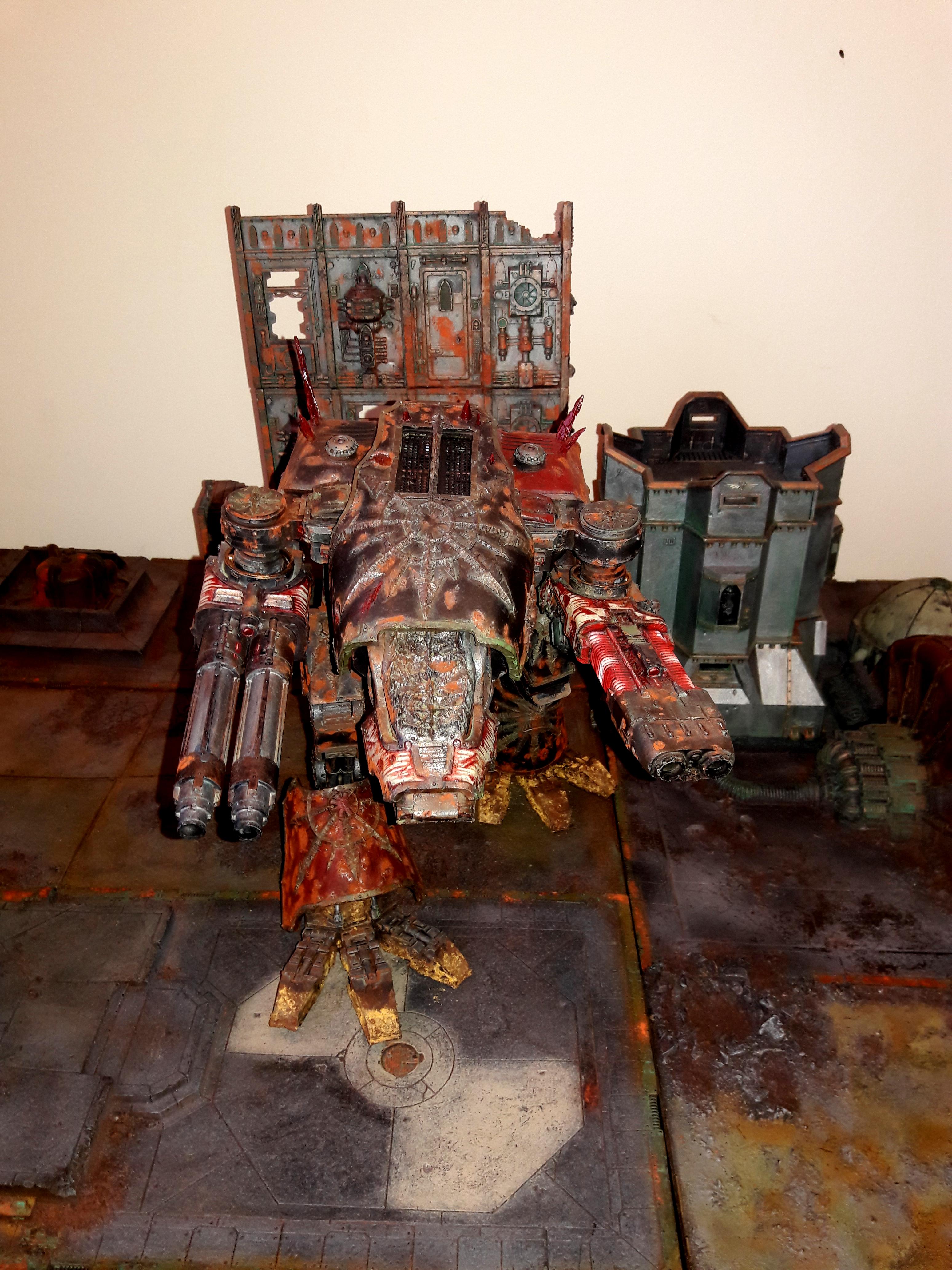 Chaos, Legio Mortis, Nurgle, Titan, Warhammer 40,000, Warhound