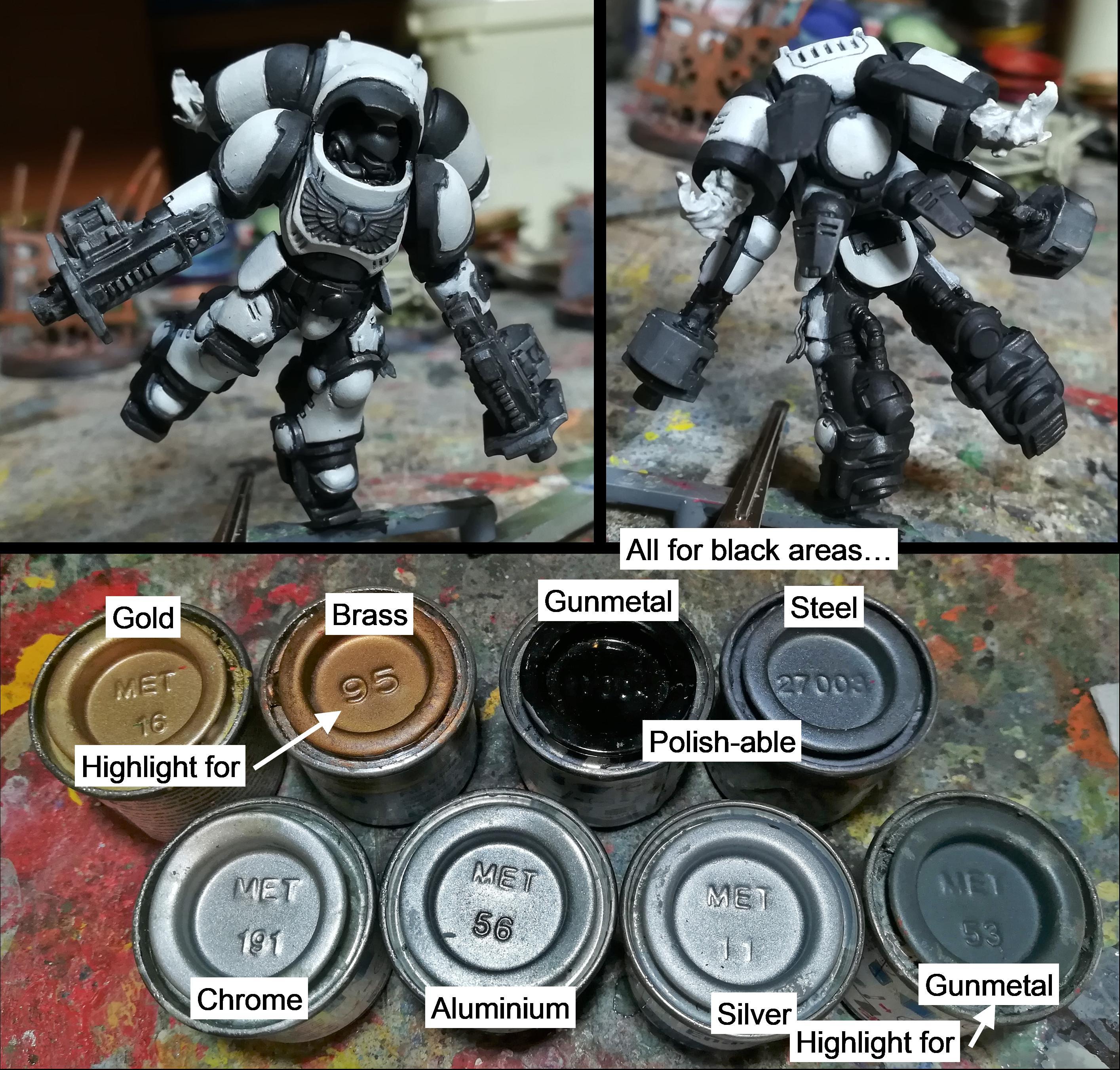 Inceptors pip 3; where to put the metallics