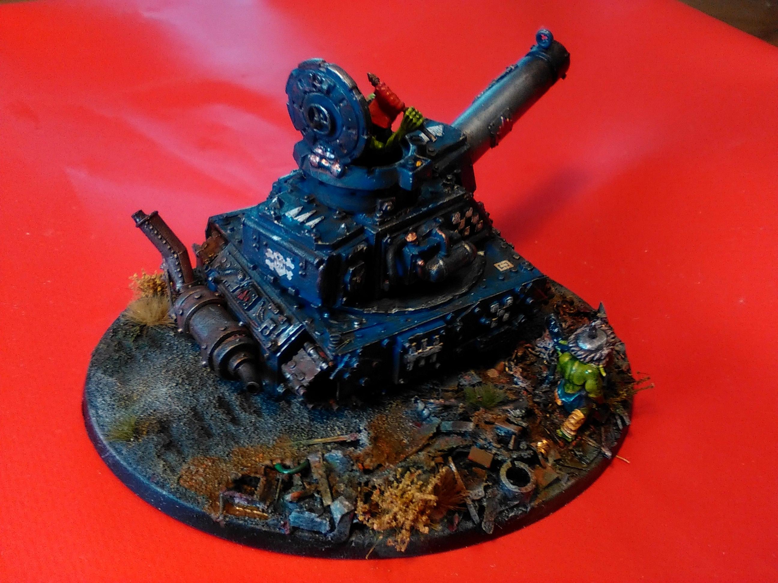 Conversion, Grot Conversion, Grot Tank, Grots, Kitbash, Kitbashed, Ork Conversions, Ork Coustom Made Vehicles, Orks, Scratch Build, Warhammer 40,000