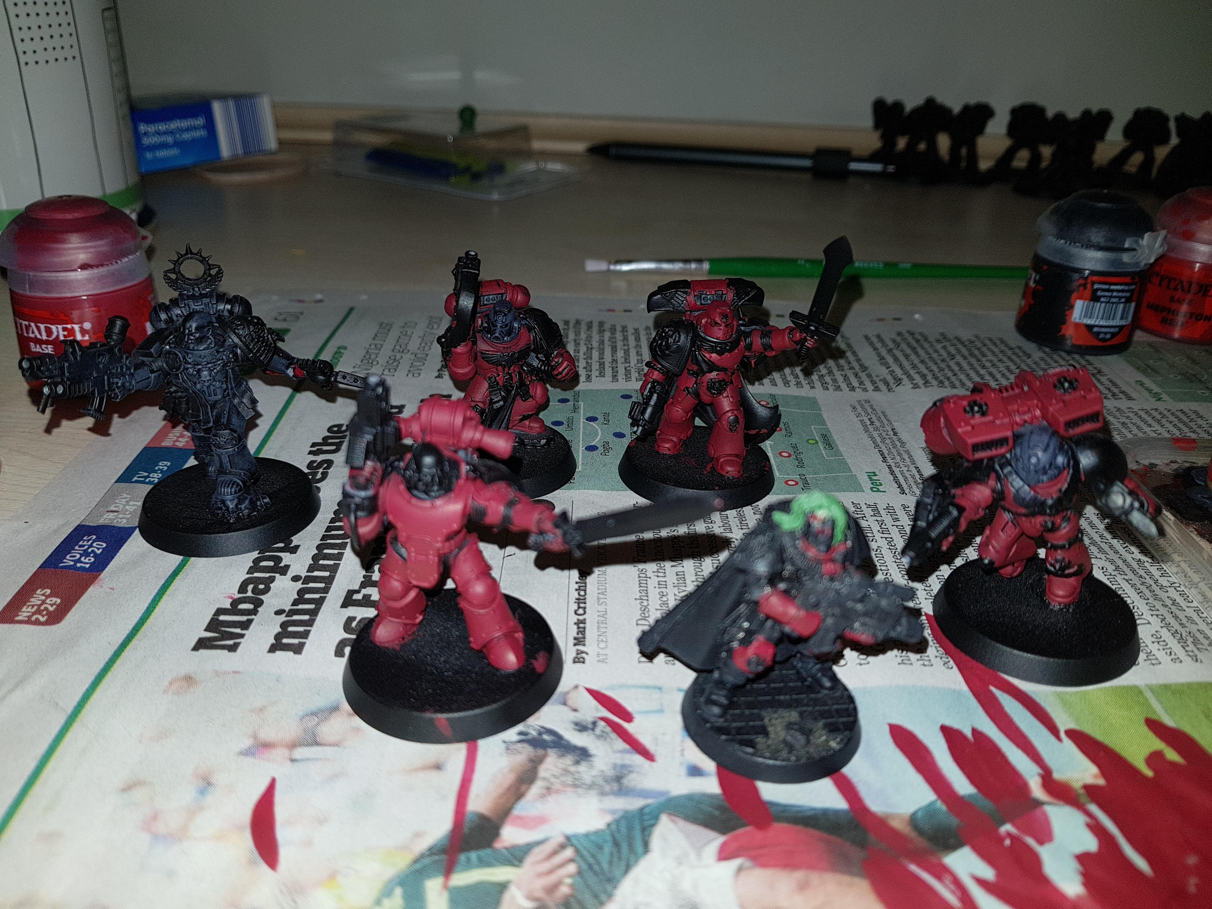 Blood Ravens, Deadshot, Lieutenant, Scout Sergeant, Scouts, Sgt Telion, Telion, Work In Progress