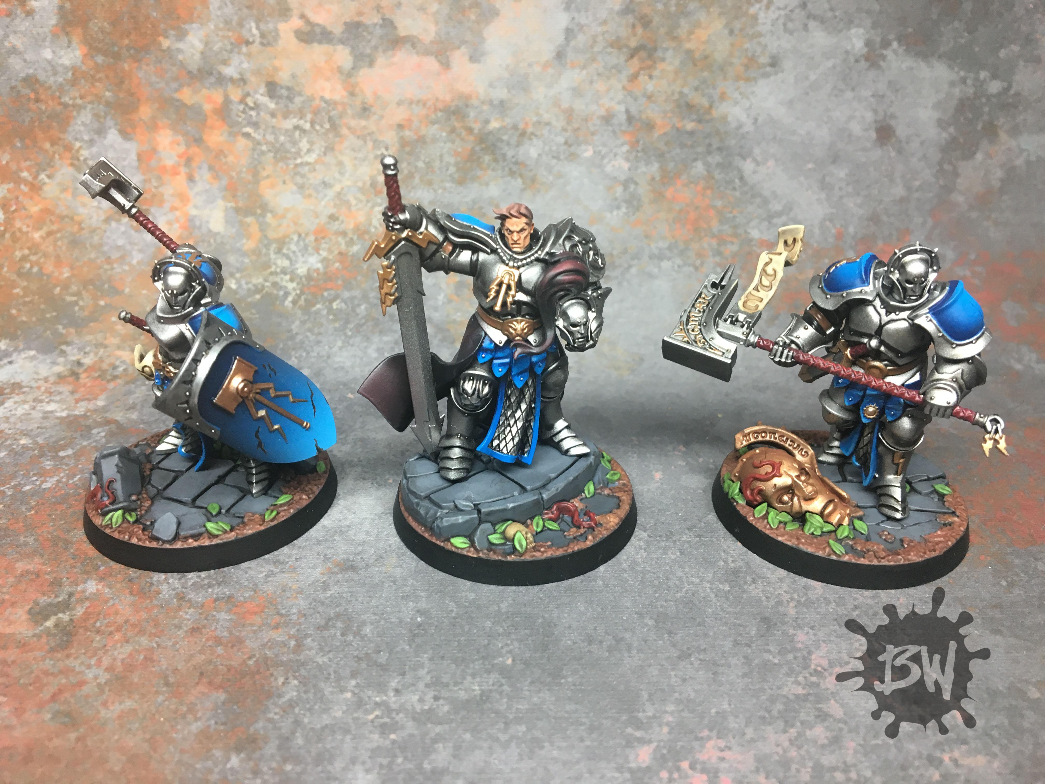 Bw, Commission, Order, Painting, Shadespire, Stormcast, Stormcast Eternals Warband