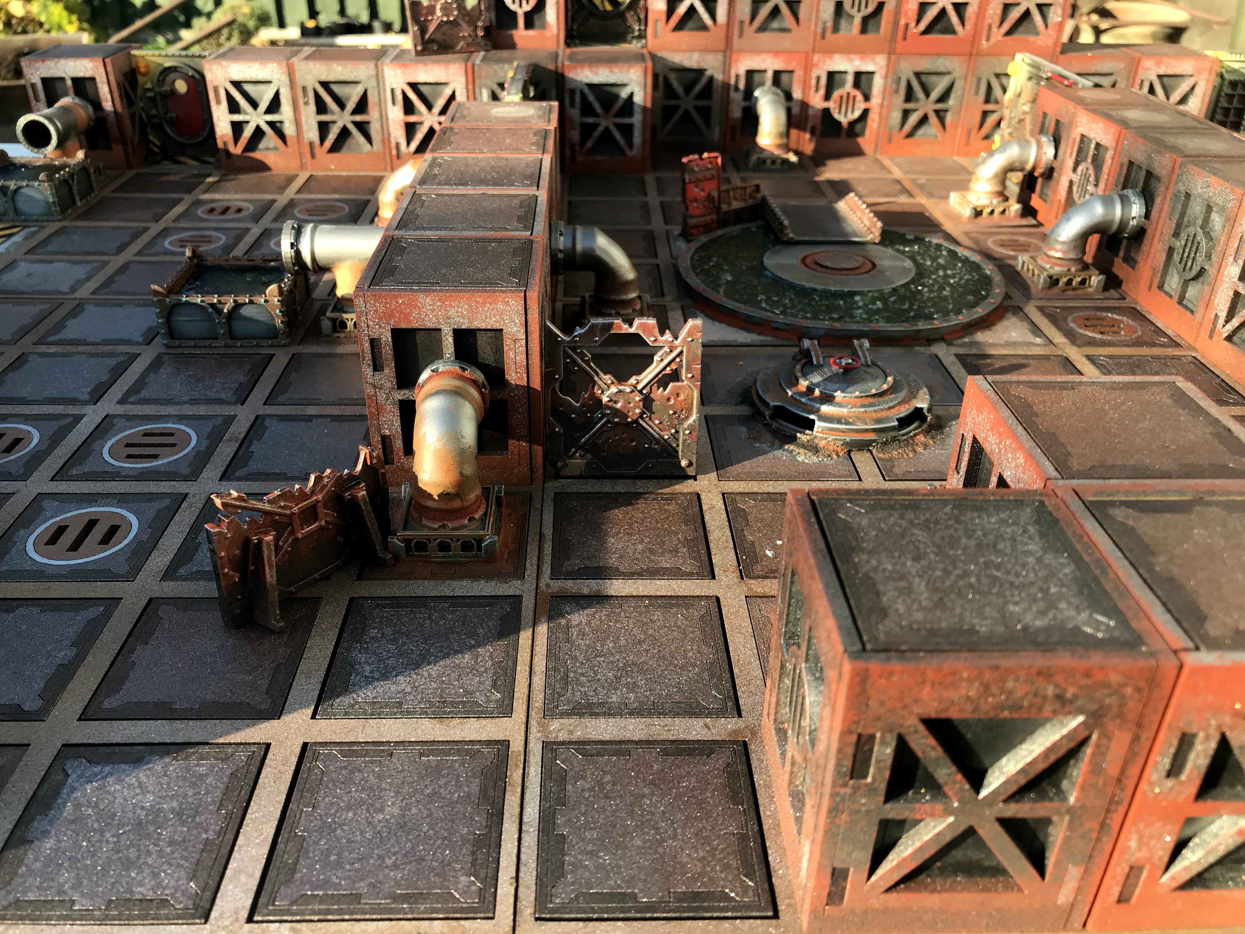 Boards, Gangs, Mdf, Necromunda, Sector Mechanicus, Sector Mortalis, Tile System, Underhive, Walls, Warhammer 40,000, Warhammer Fantasy