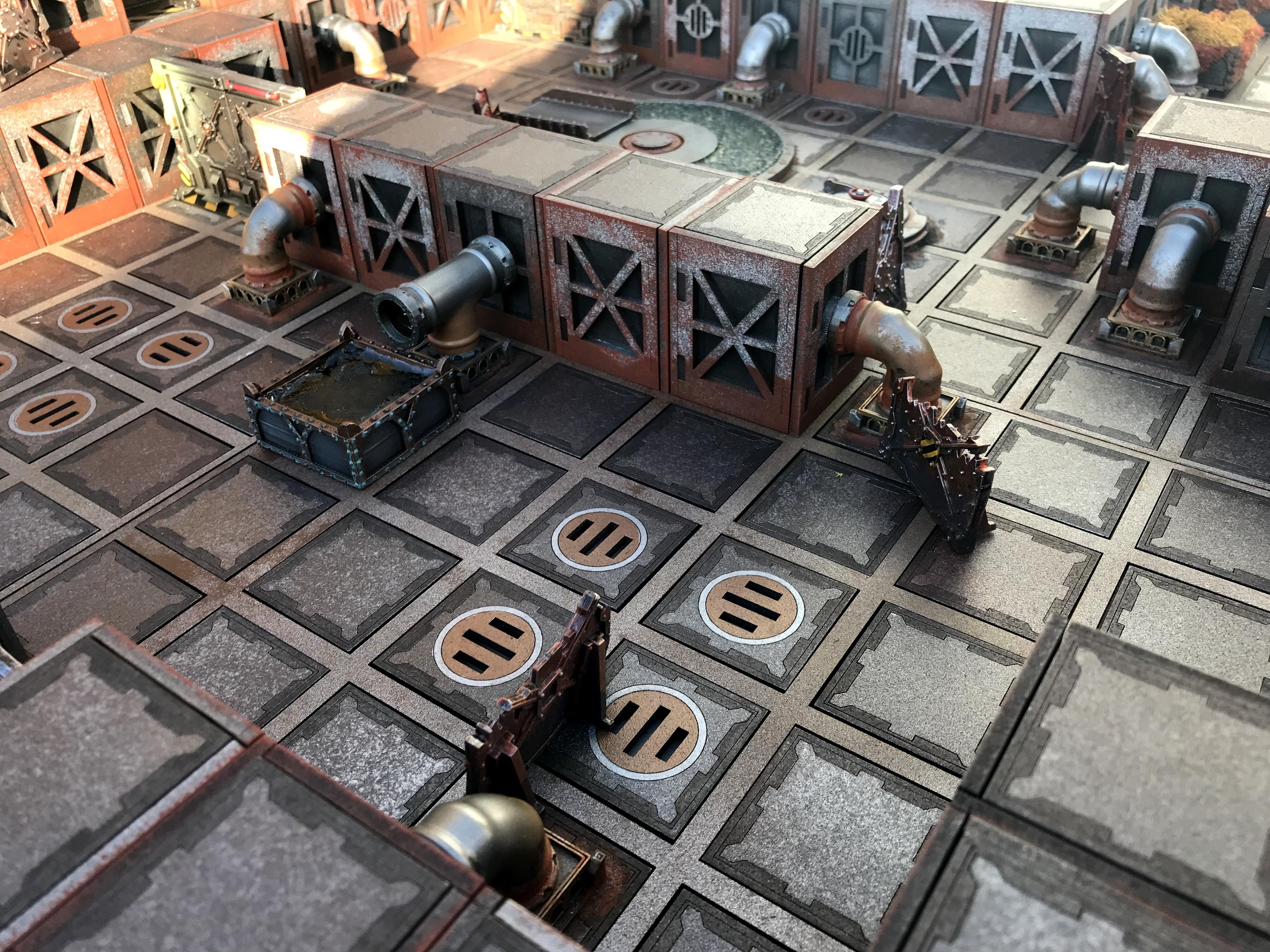 Boards, Gangs, Mdf, Necromunda, Sector Mechanicus, Sector Mortalis, Tile System, Underhive, Walls, Warhammer 40,000, Warhammer Fantasy