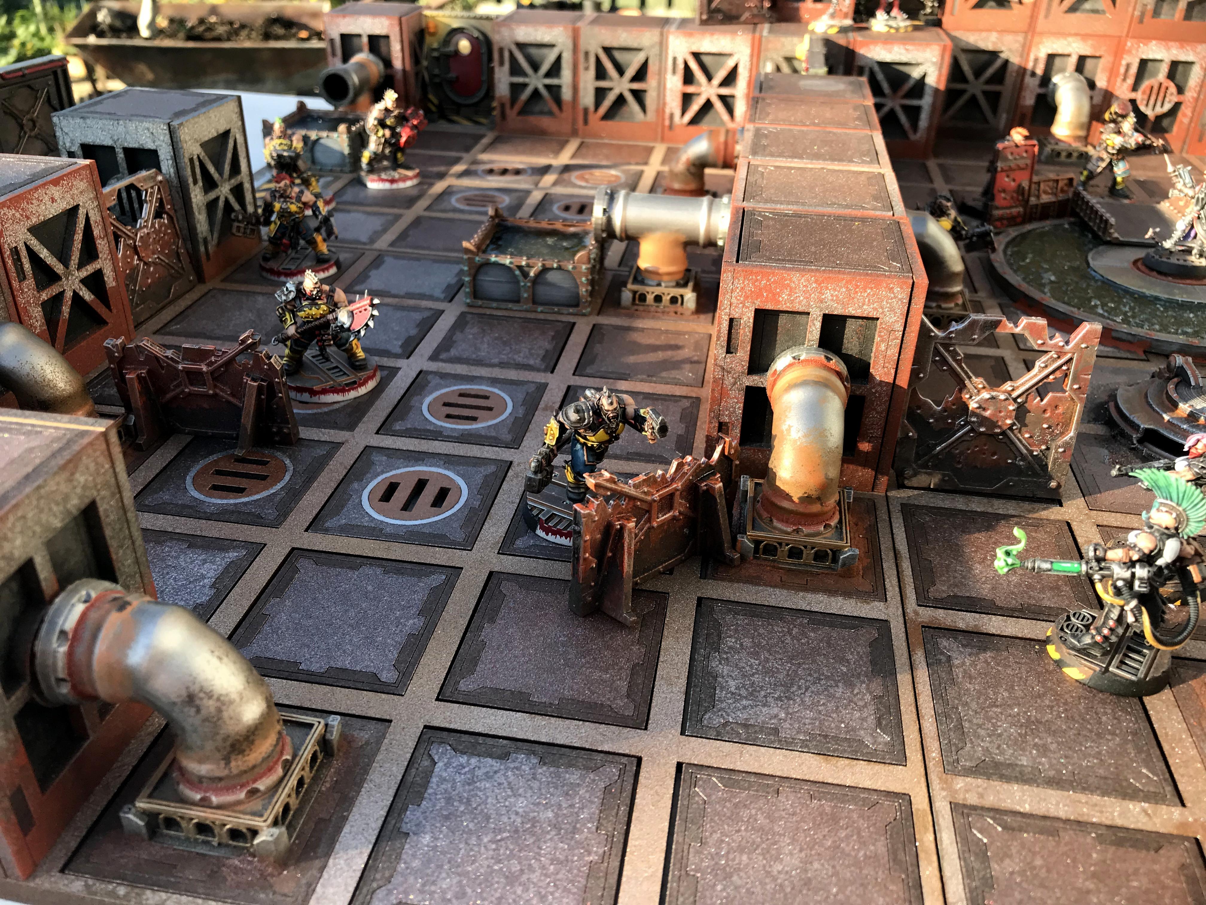 Boards, Gangs, Mdf, Necromunda, Sector Mechanicus, Sector Mortalis, Tile System, Underhive, Walls, Warhammer 40,000, Warhammer Fantasy