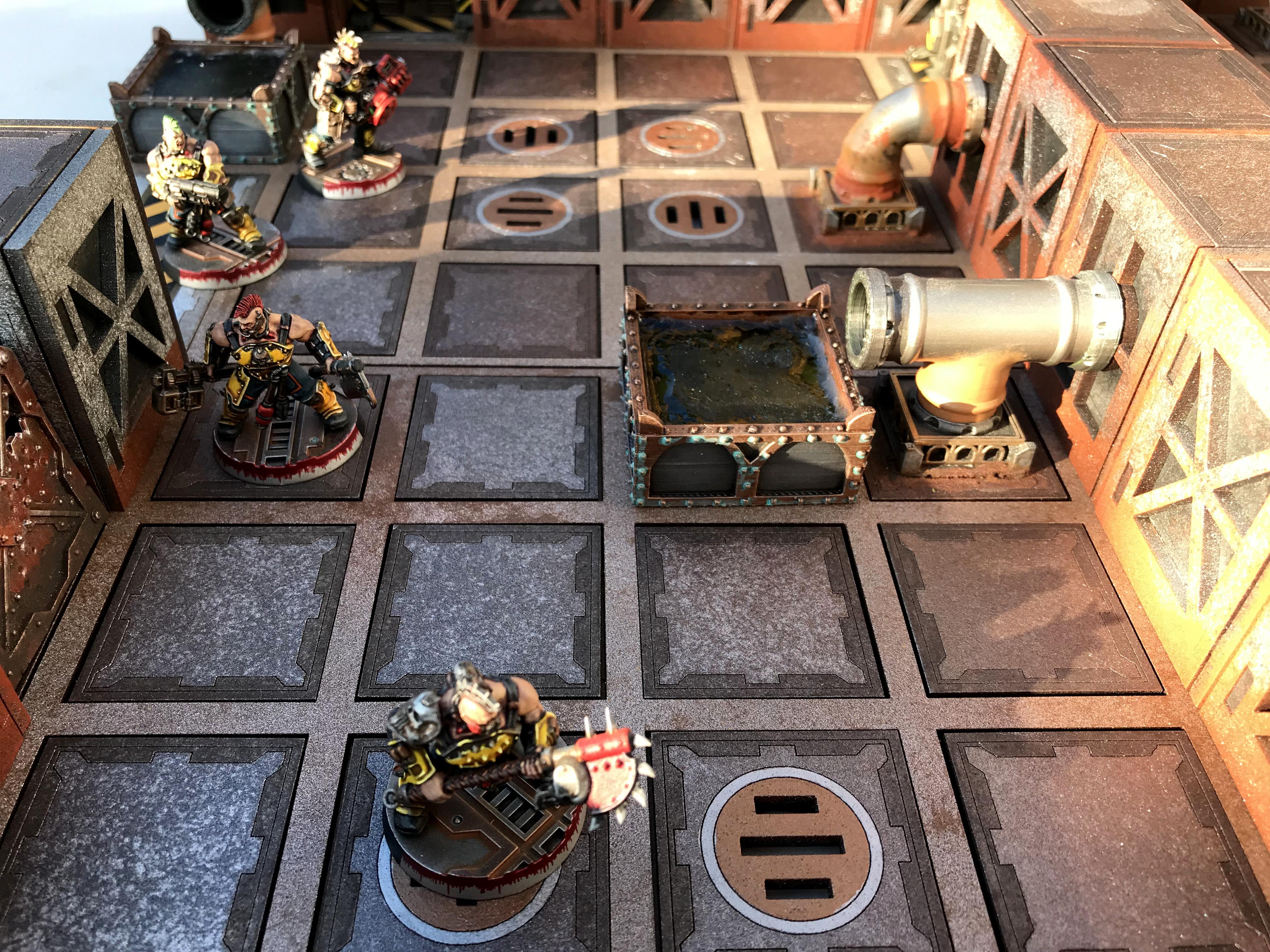 Boards, Gangs, Mdf, Necromunda, Sector Mechanicus, Sector Mortalis, Tile System, Underhive, Walls, Warhammer 40,000, Warhammer Fantasy