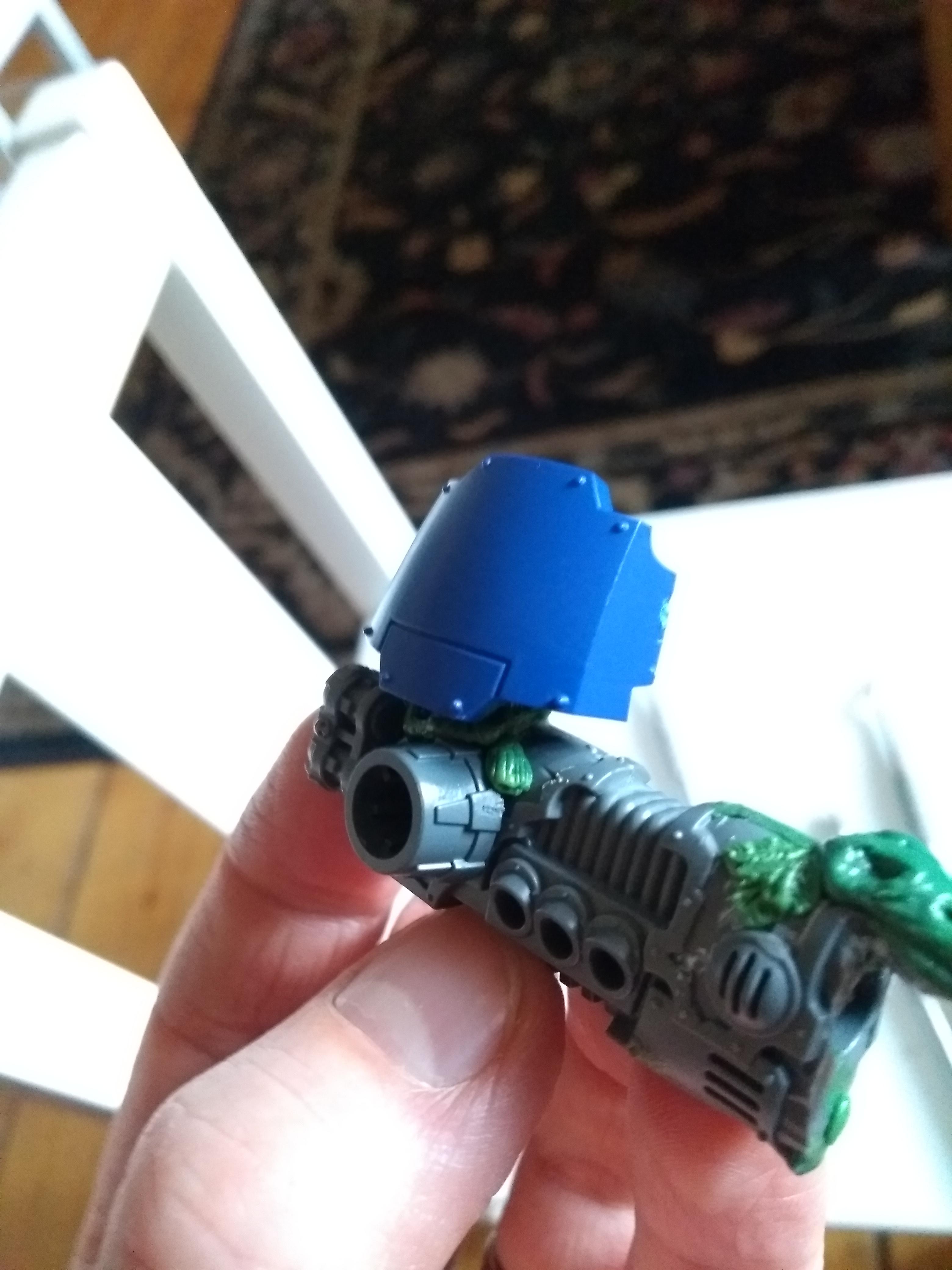 Raven guard plasma incinerator arm detail