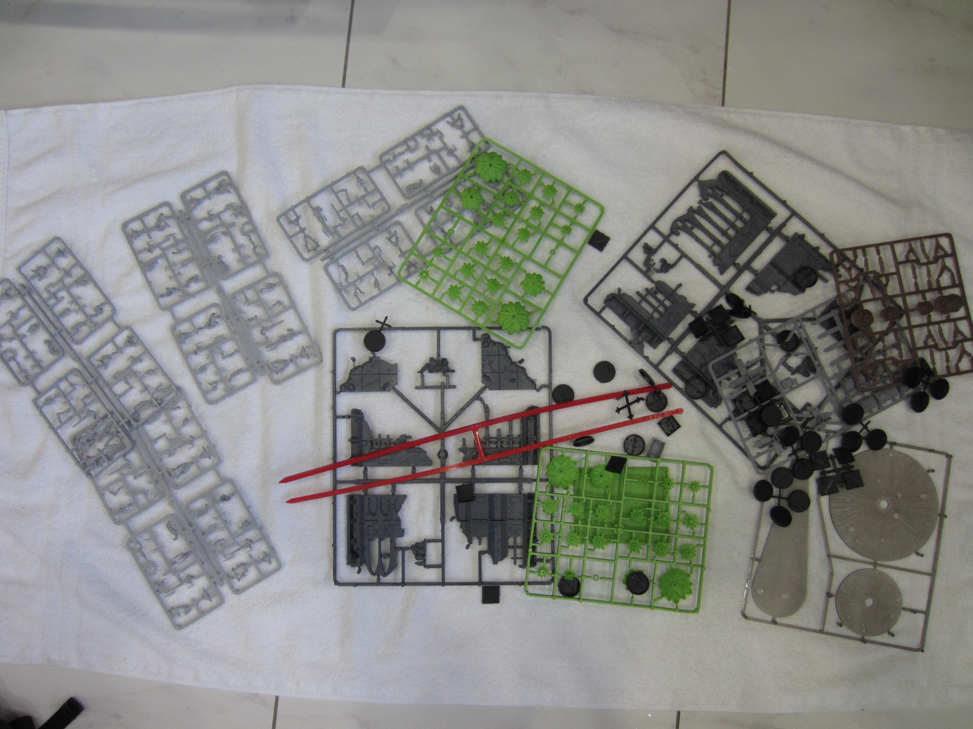 2nd Edition WH40k Starter Drying