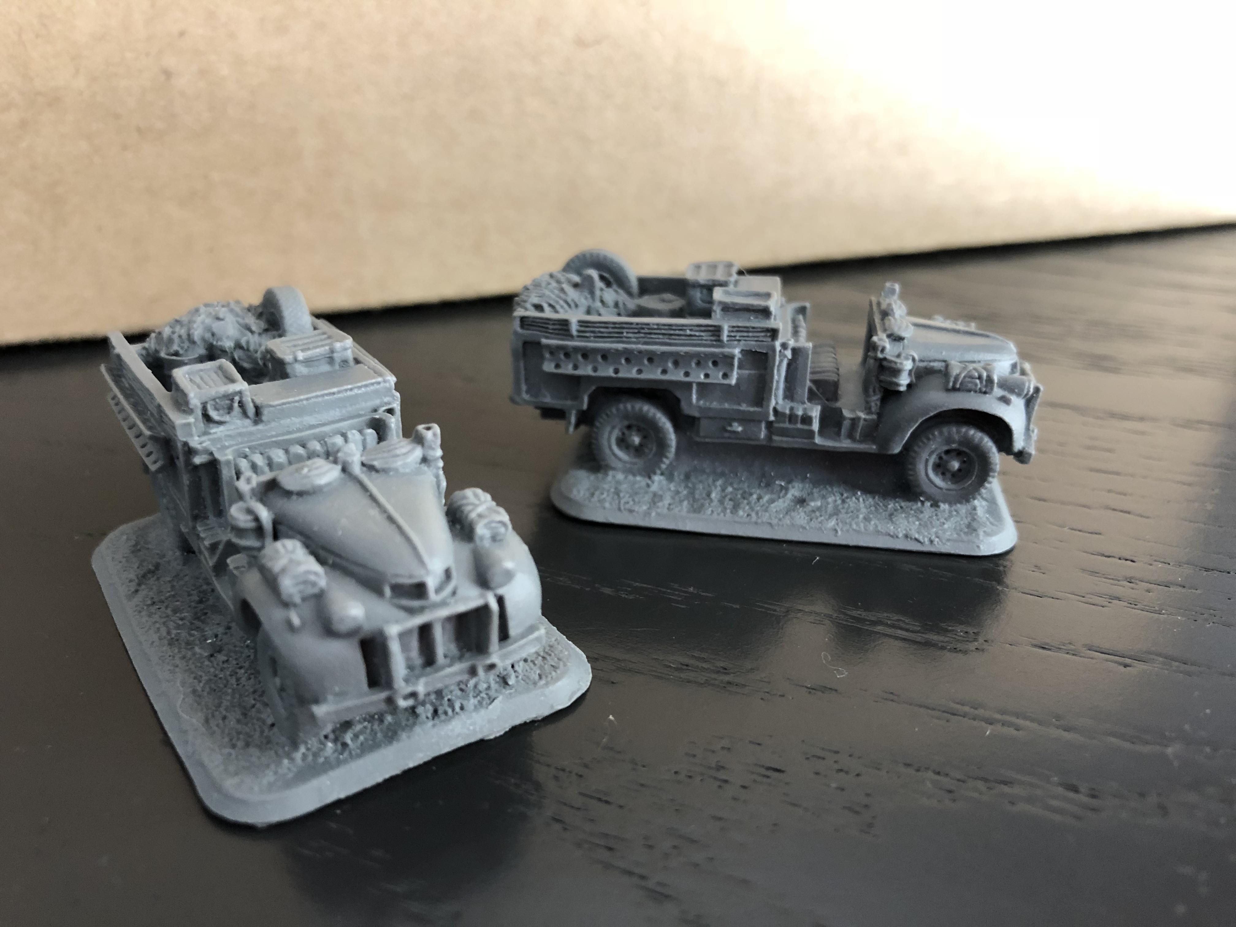 Flames Of War, Lrdg, Work In Progress