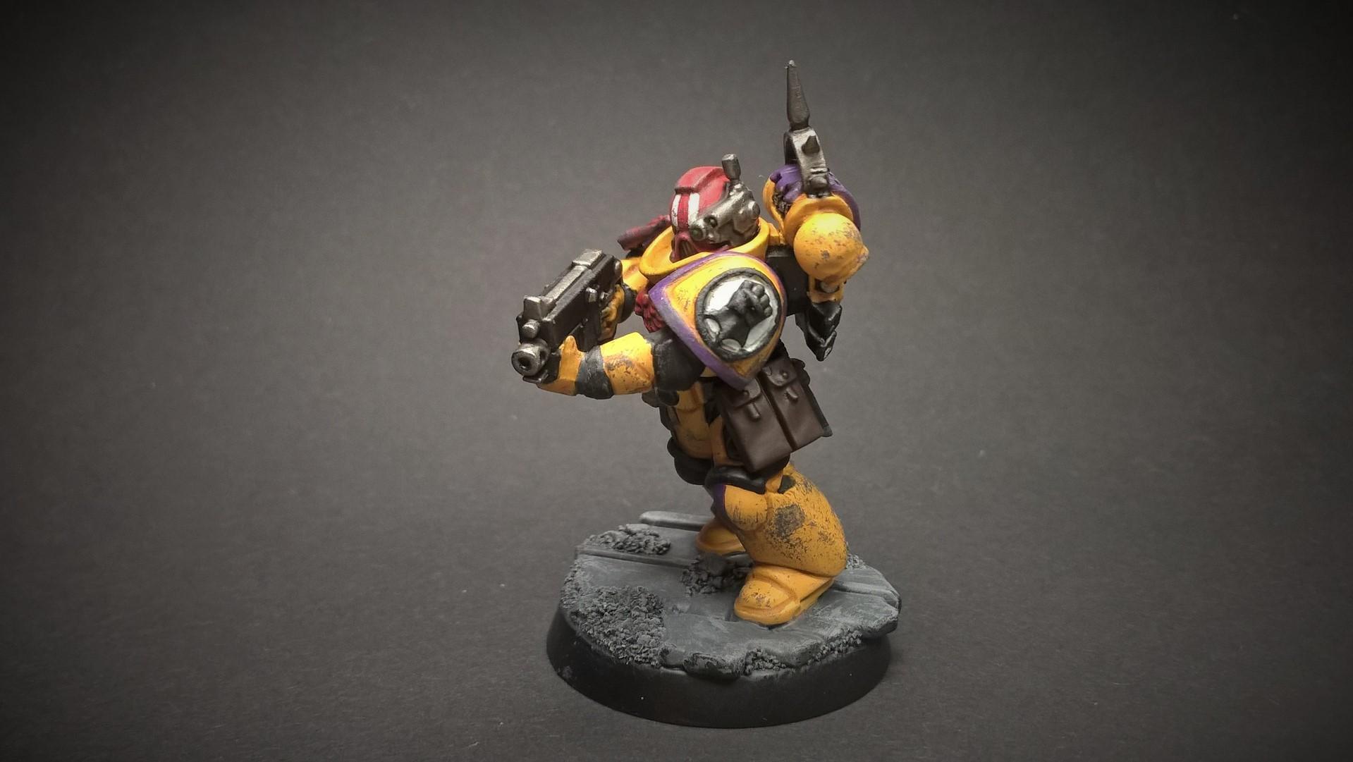 Conversion, Imperial Fists, Primaris, Solar Lions, Space Marines, Warhammer 40,000