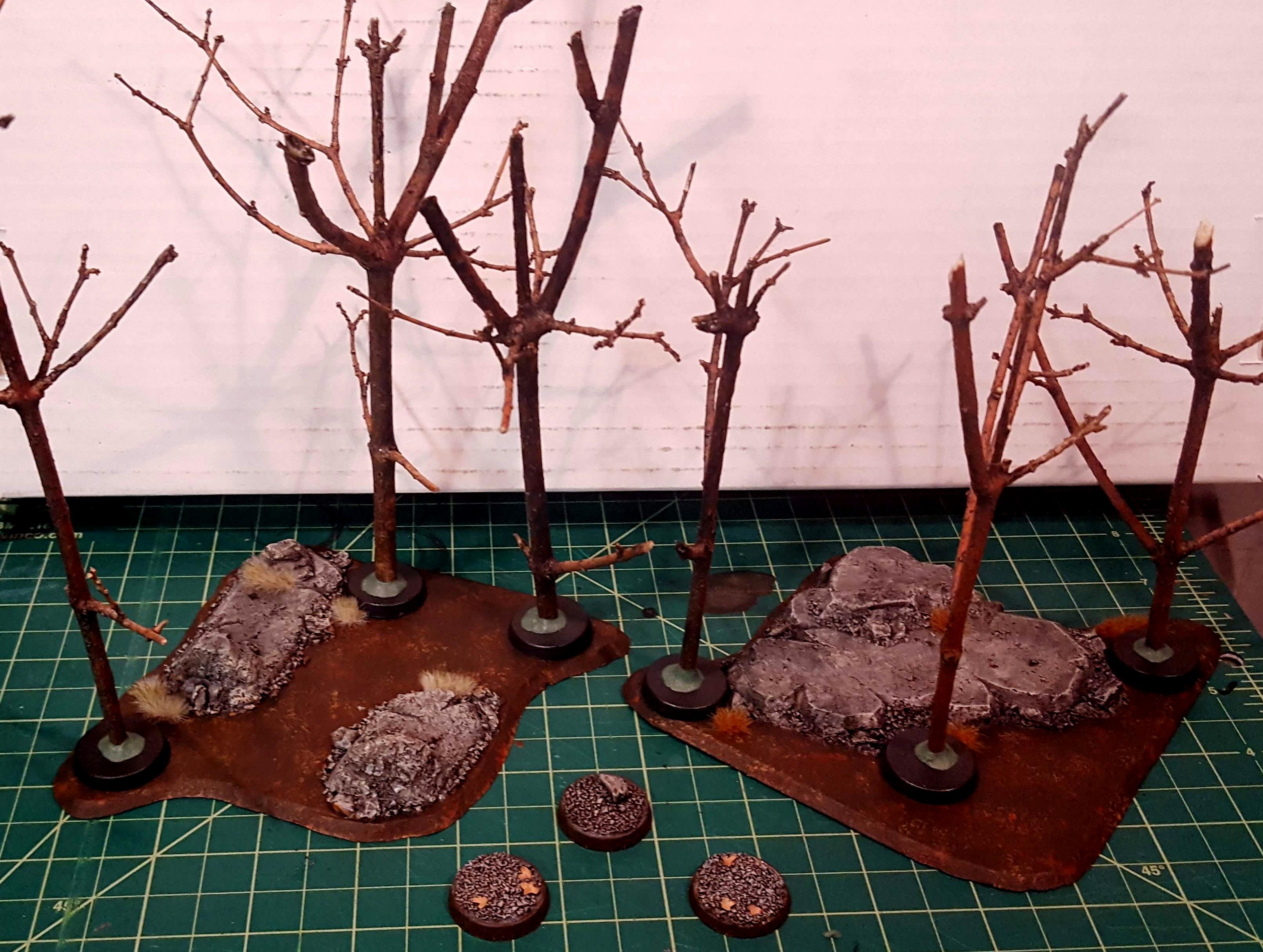 Trees underway