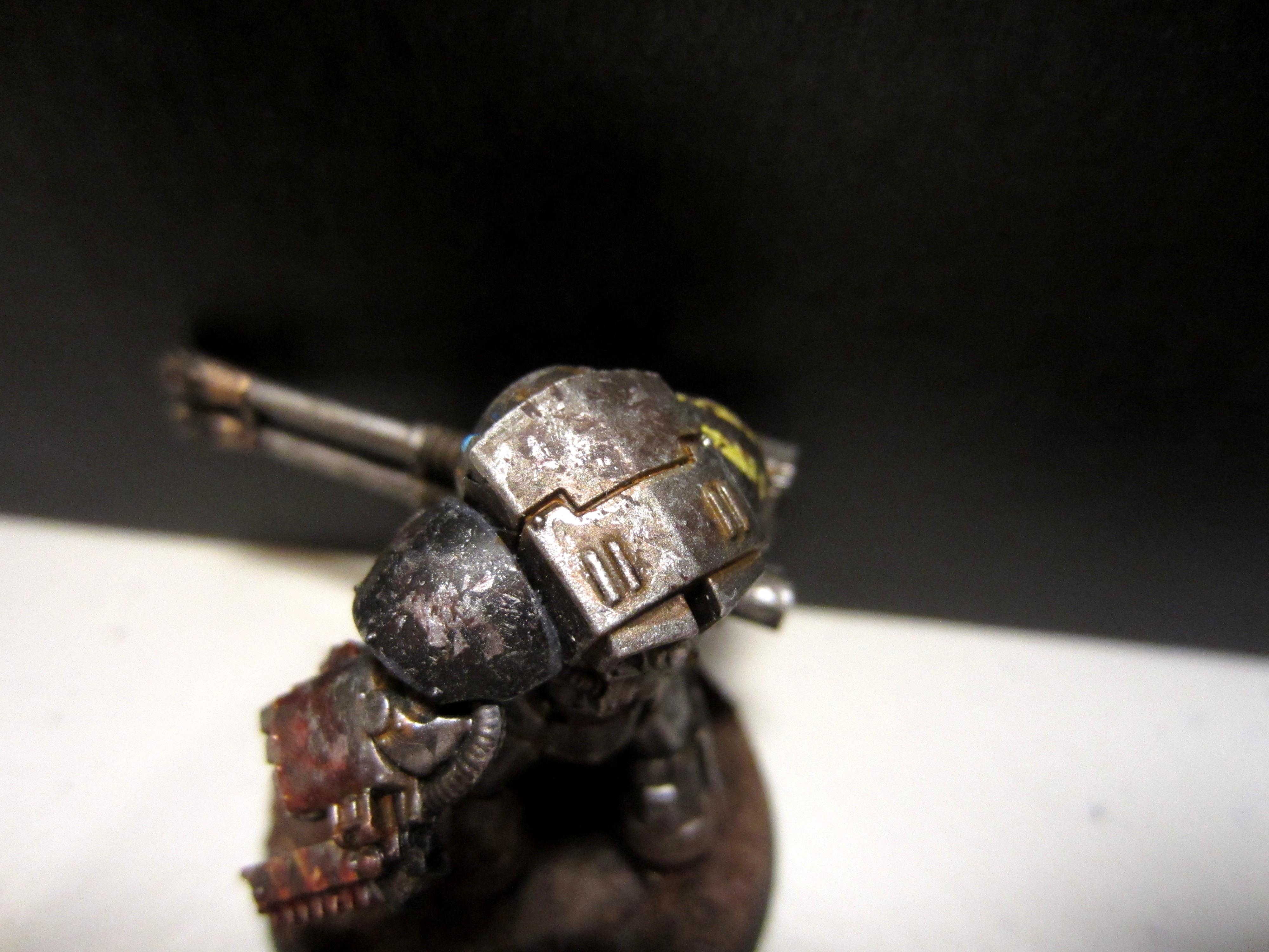 Hazard, Iron Warriors, Legion, Silver, Space Marines, Tartaros, Terminator Armor