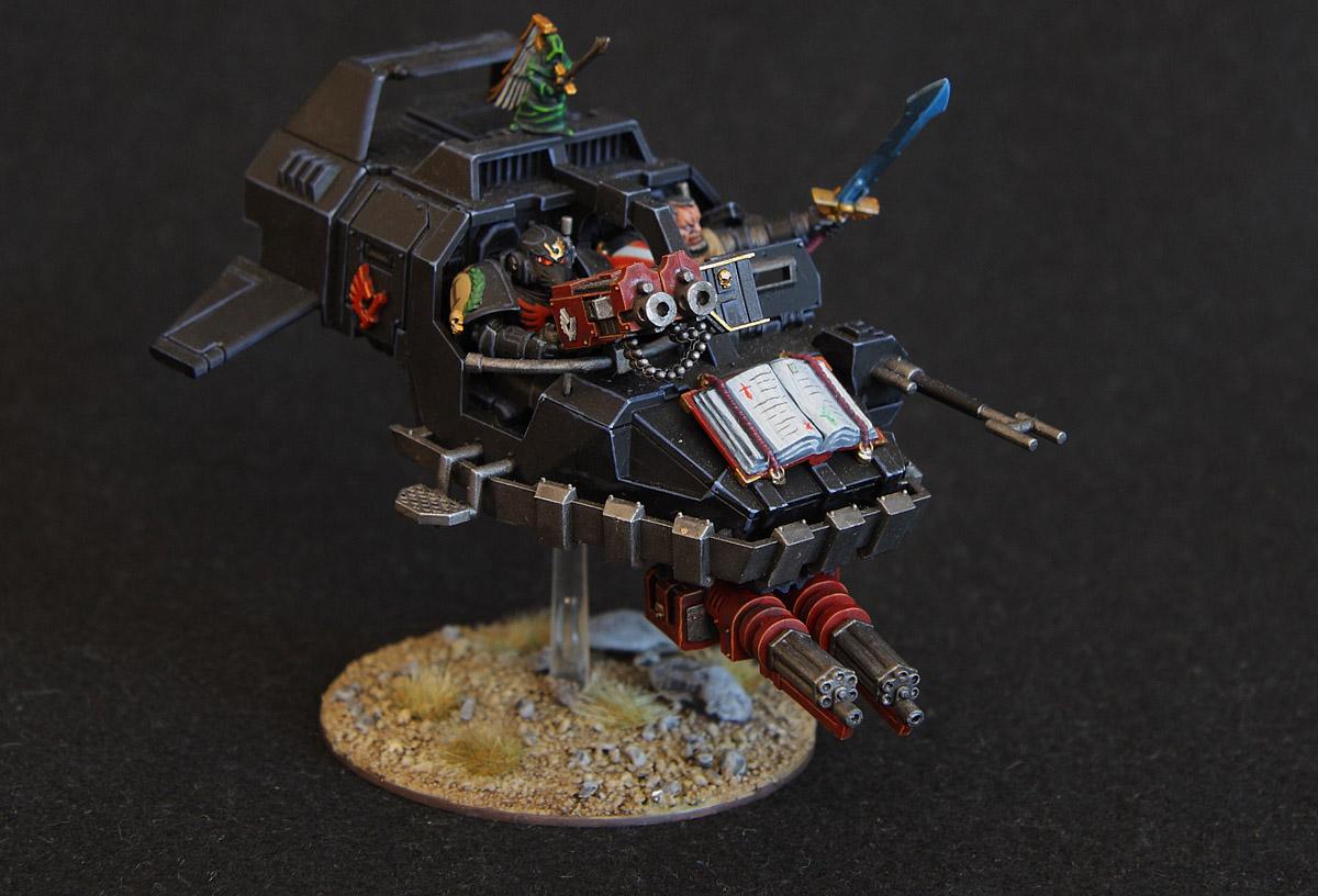 Commander, Dark Angels, Land Speeder, Ravenwing