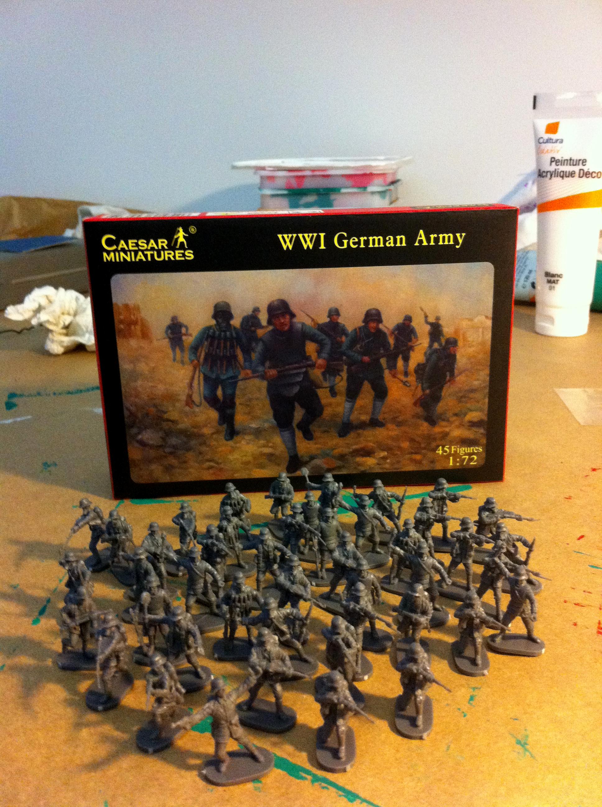 Army, Caesar Miniatures, Germans, Unboxing, Unpainted, Wwi, Wwi Diorama