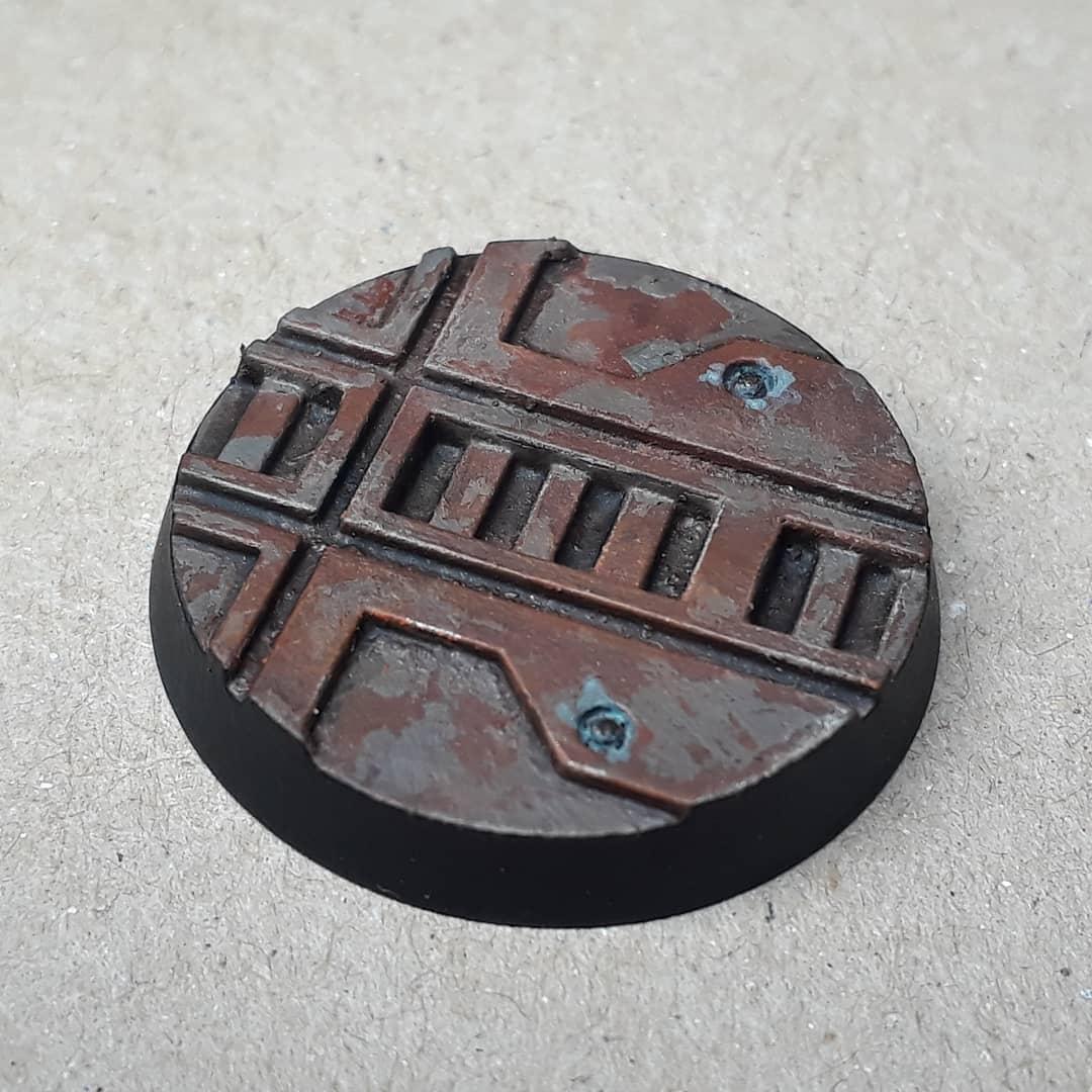 Astra Militarum, Base, Cultist, Imperial Cultist, Imperial Guard, Infantry Squad, Rust Effect, Warhammer 40,000, Weathered