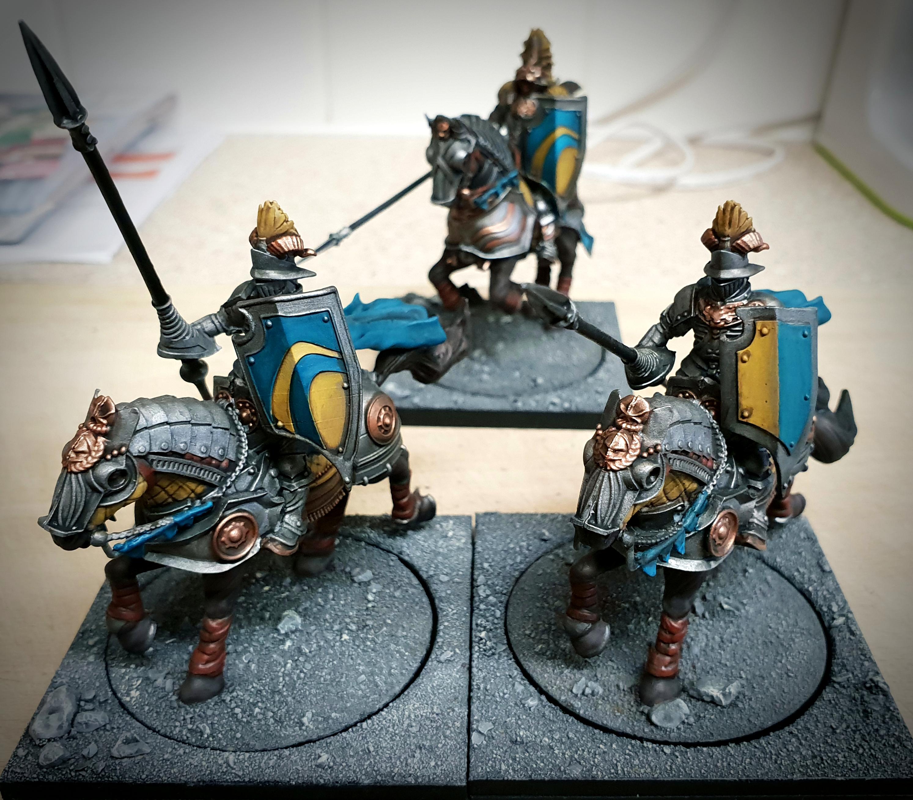Para Bellum Conquest 100 Kingdom household knights WIP
