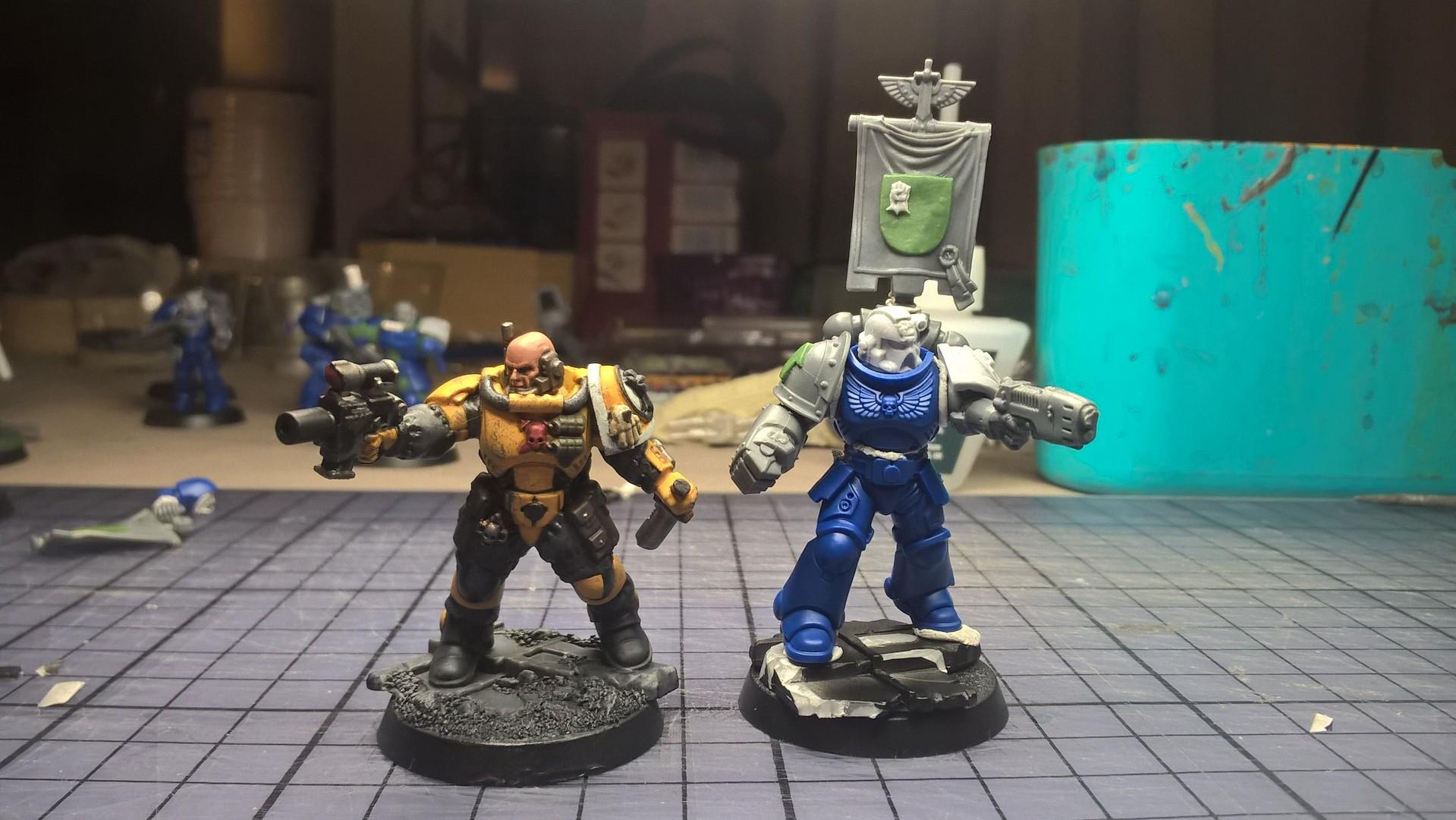 Conversion, Imperial Fists, Primaris, Solar Lions, Space Marines, Warhammer 40,000