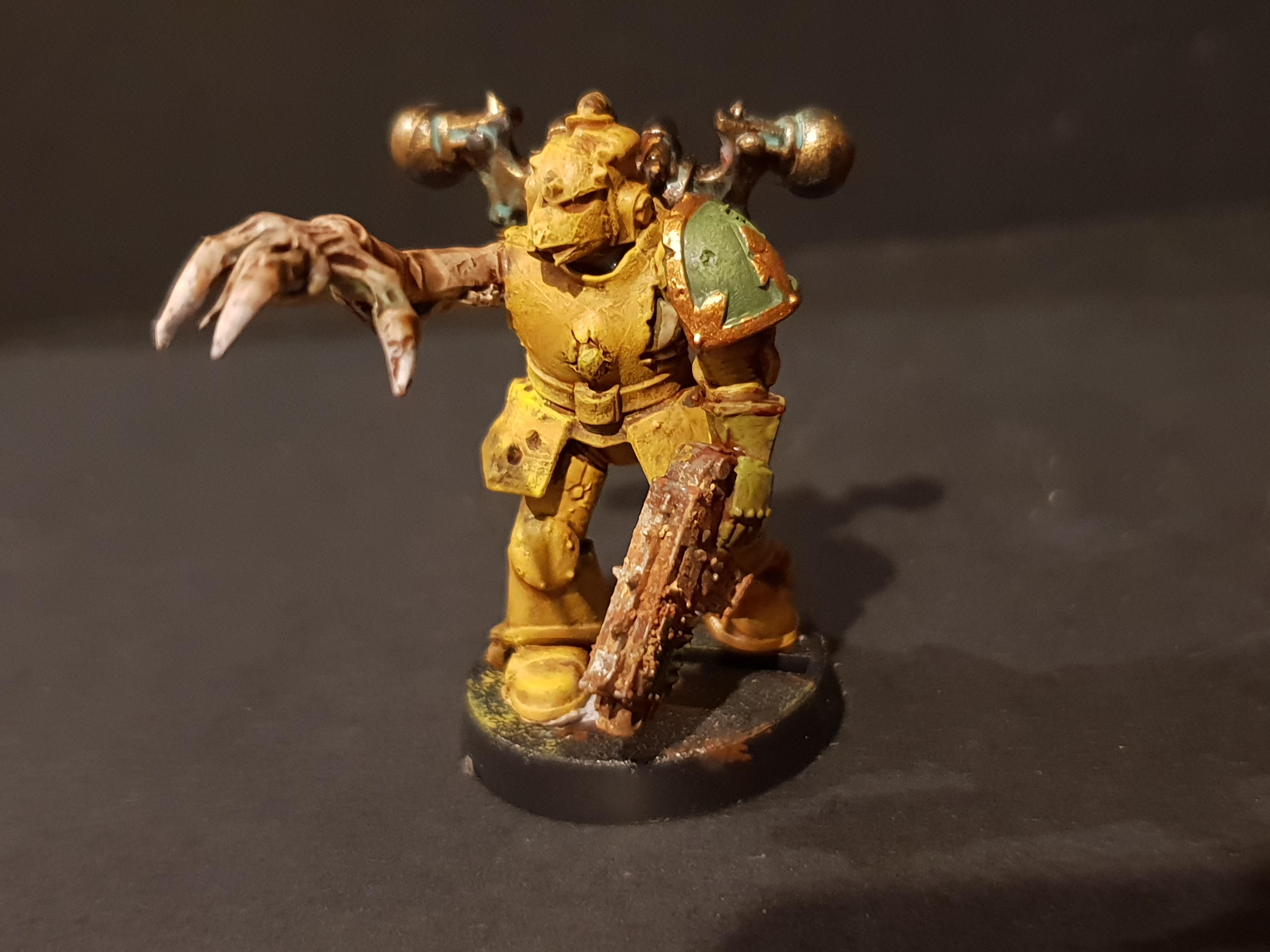 Chaos, Chaos Space Marines, Conversion, Nurgle, Warhammer 40,000, Work In Progress