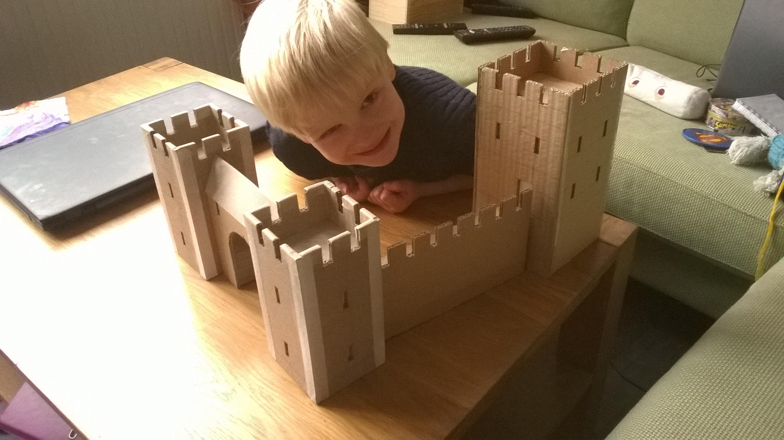 Cardboard, Castle, Paper Mache, Terrain
