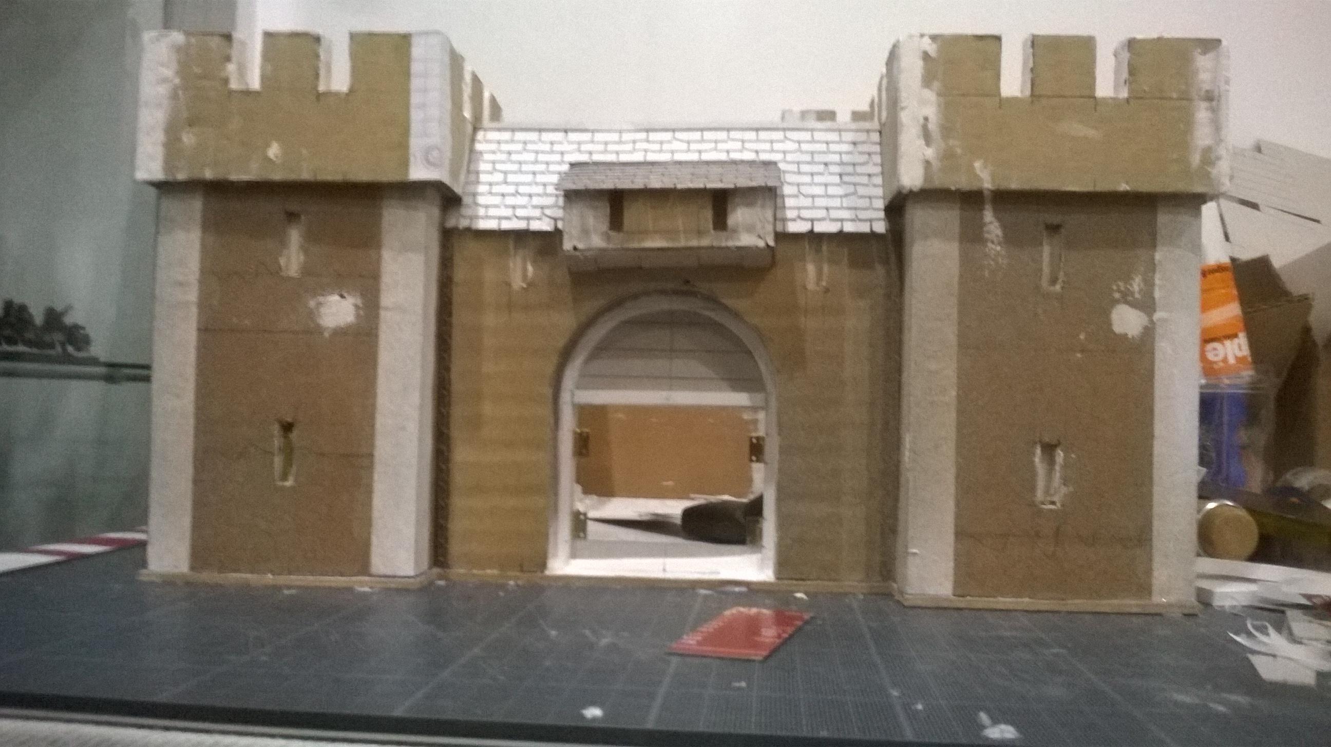 Cardboard, Castle, Paper Mache, Terrain