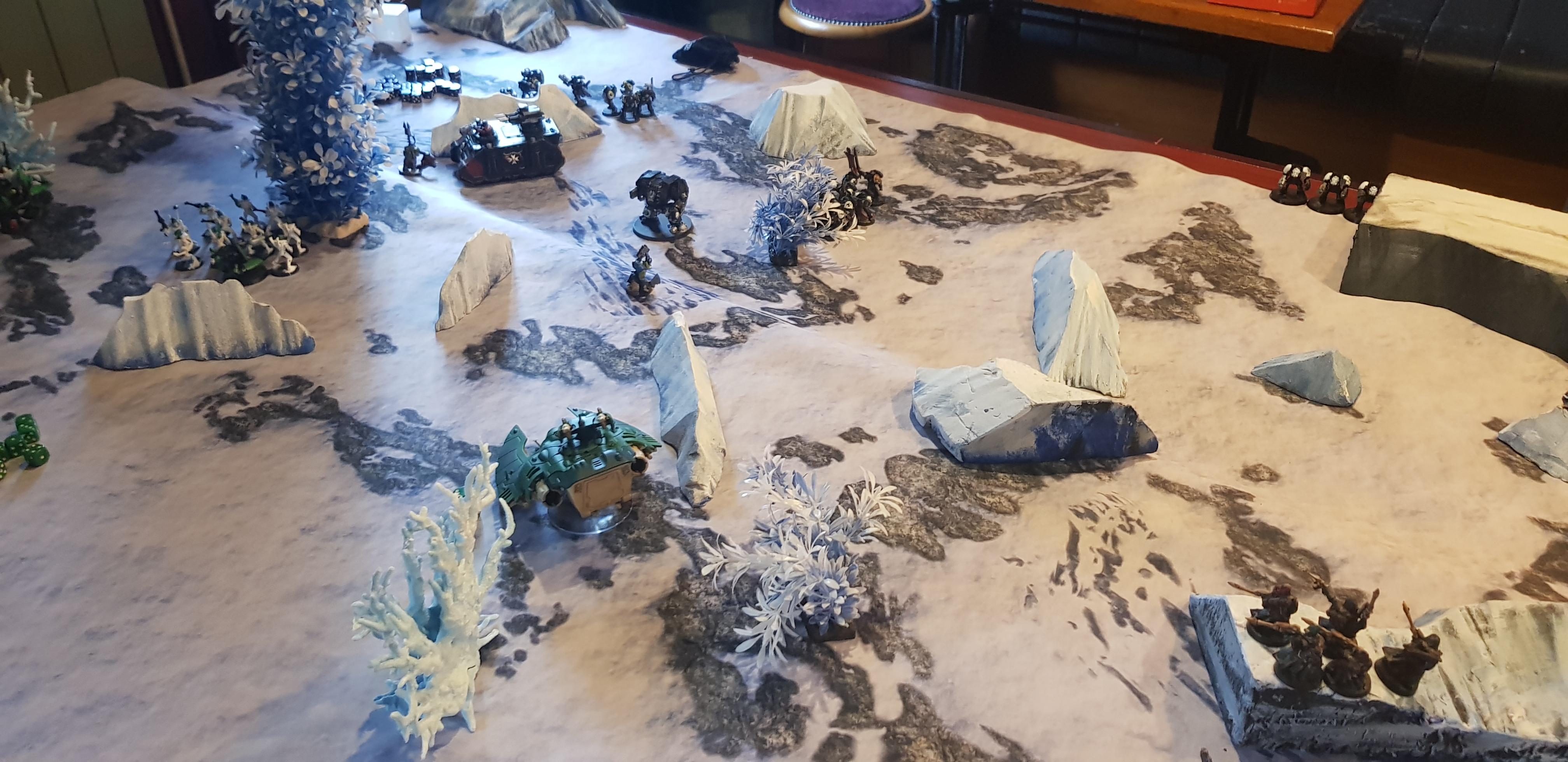 Eldar V Black Templars 1000pts