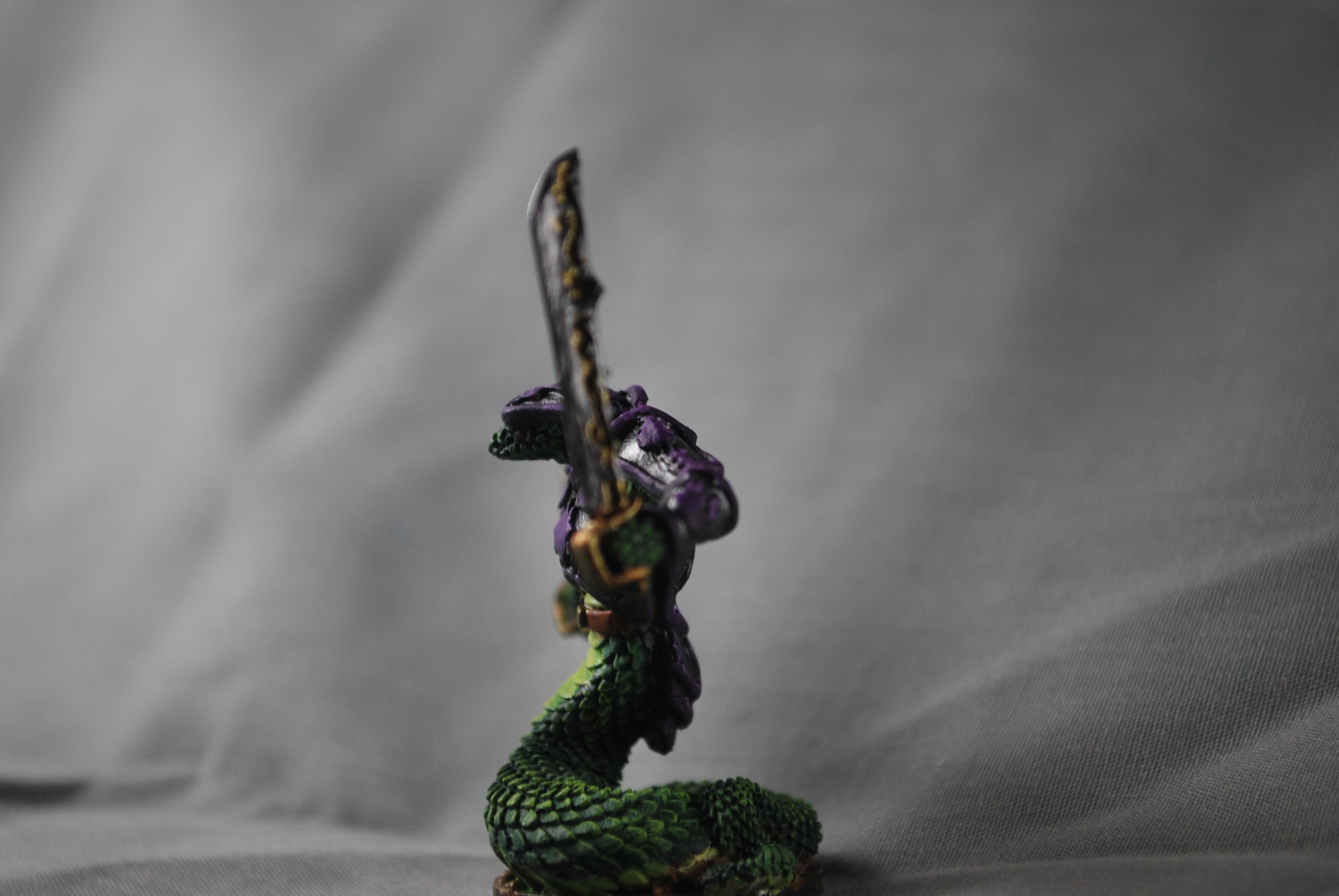 Captain, Dakka Painting Challenge 2018, Nagrada, Reaper, Reaper Miniatures, Snake, Snake Man, Two Weapons