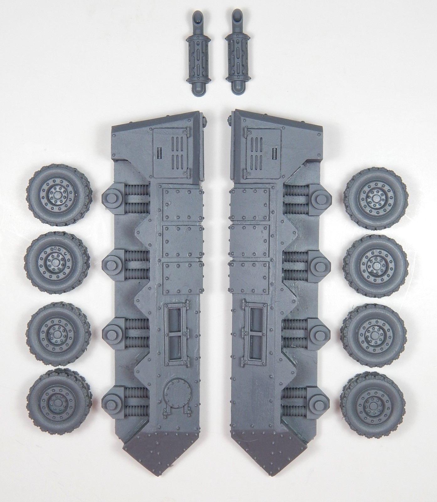 Pisces 8x8 Wheeled Conversion Kit - Components