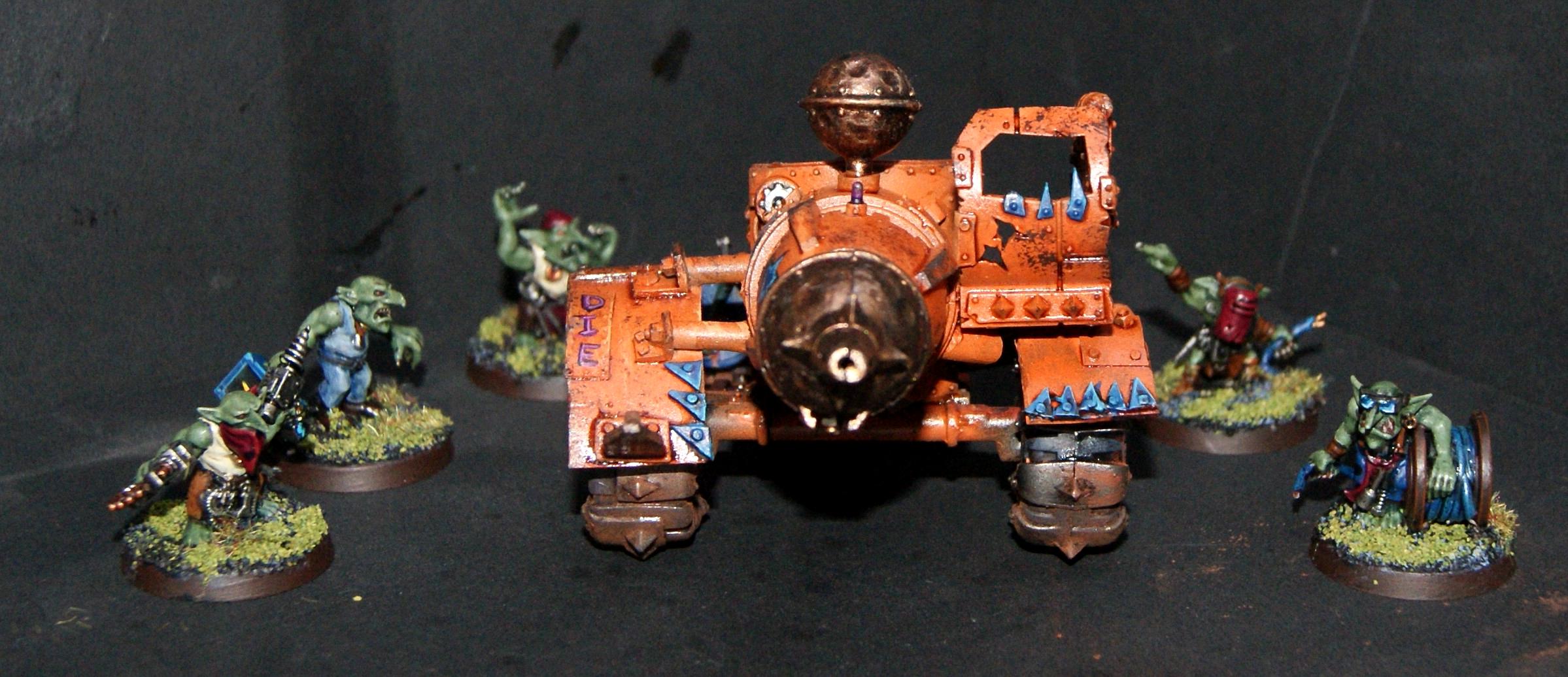 Bubble Chucka, Conversion, Grots, Mek Gun, Warhammer 40,000