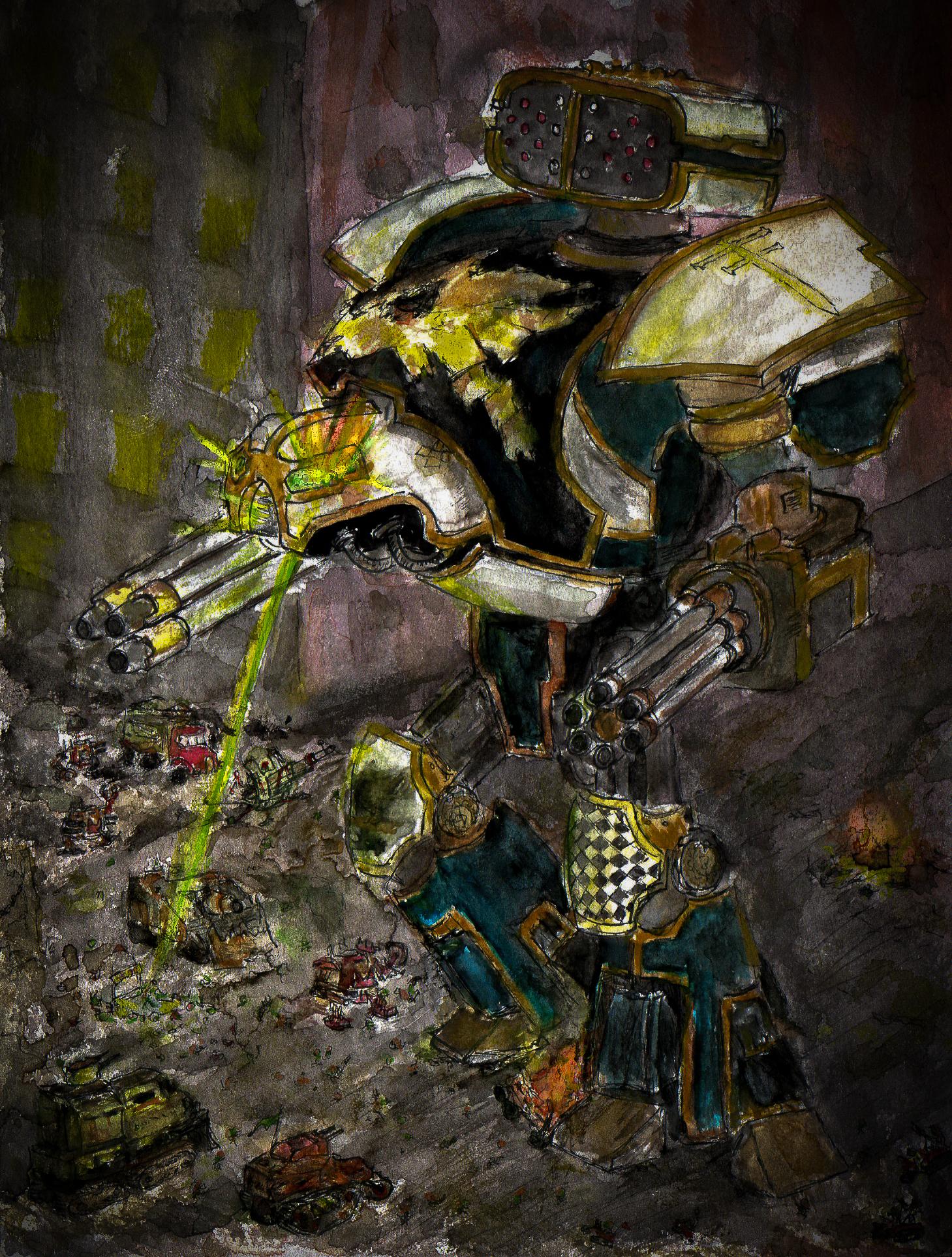 Cartoon, Comics, Drawing, Fiction, Graphic, Grots, Humour, Illustration, Orks, Sketch, Watercolour