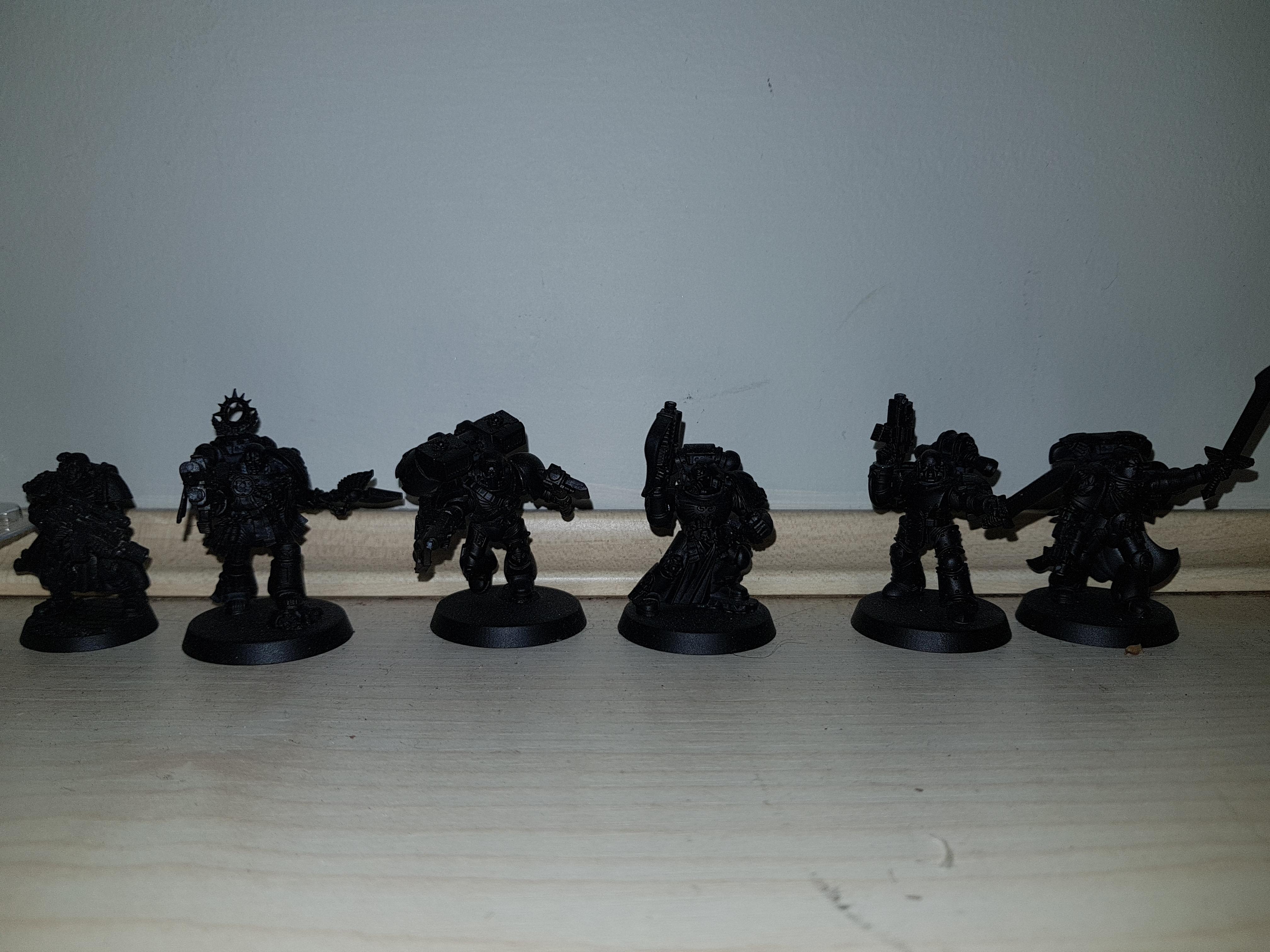 Avitus, Blood Ravens, Cassius, Chaplain, Chapter Champion, Cyrus, Deadshot, Heracles Nike, Lieutenant, Palmarius, Sergeant, Space Marines, Telion, Thaddeus