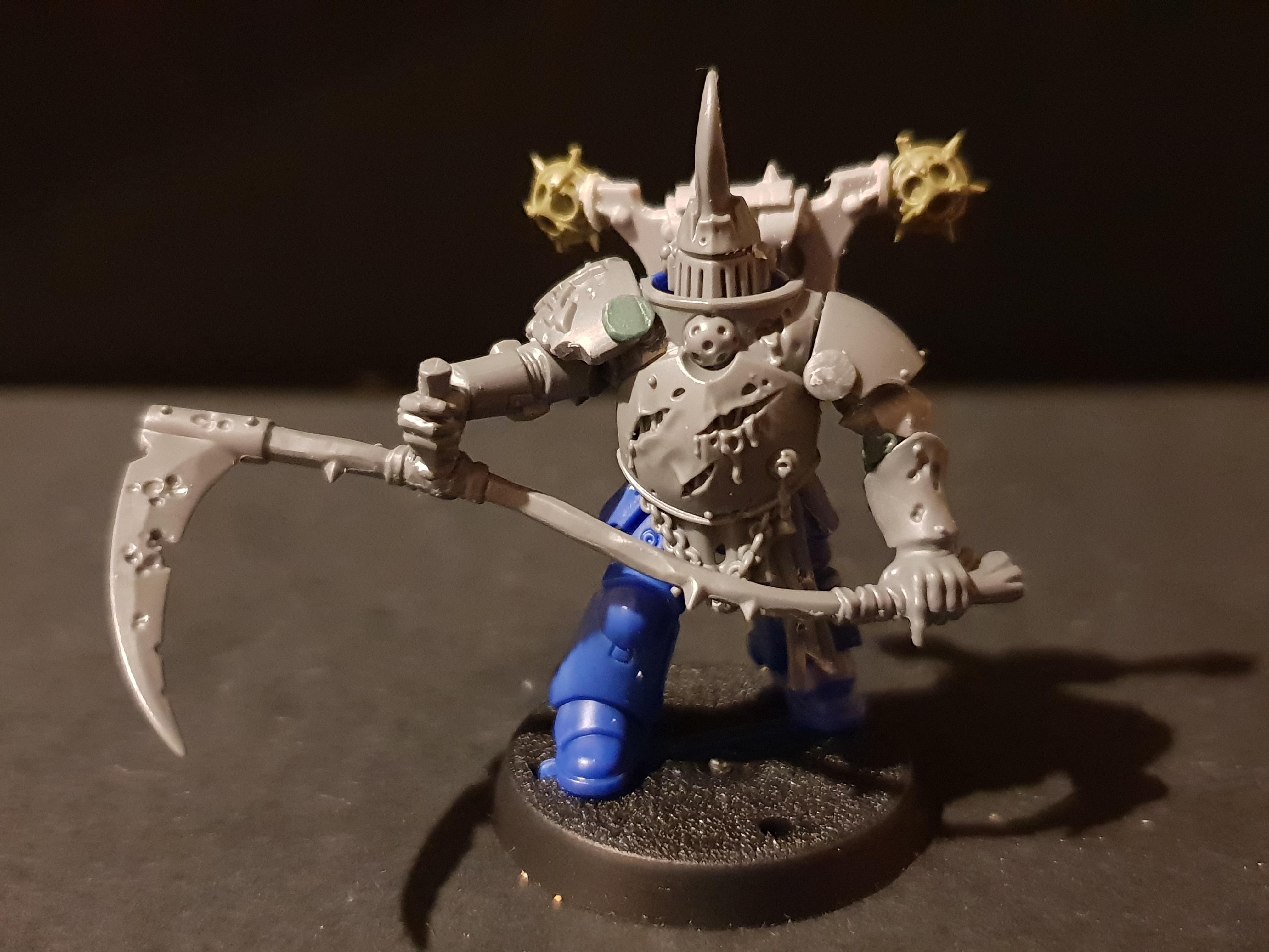 Chaos, Chaos Space Marines, Conversion, Nurgle, Warhammer 40,000, Work In Progress