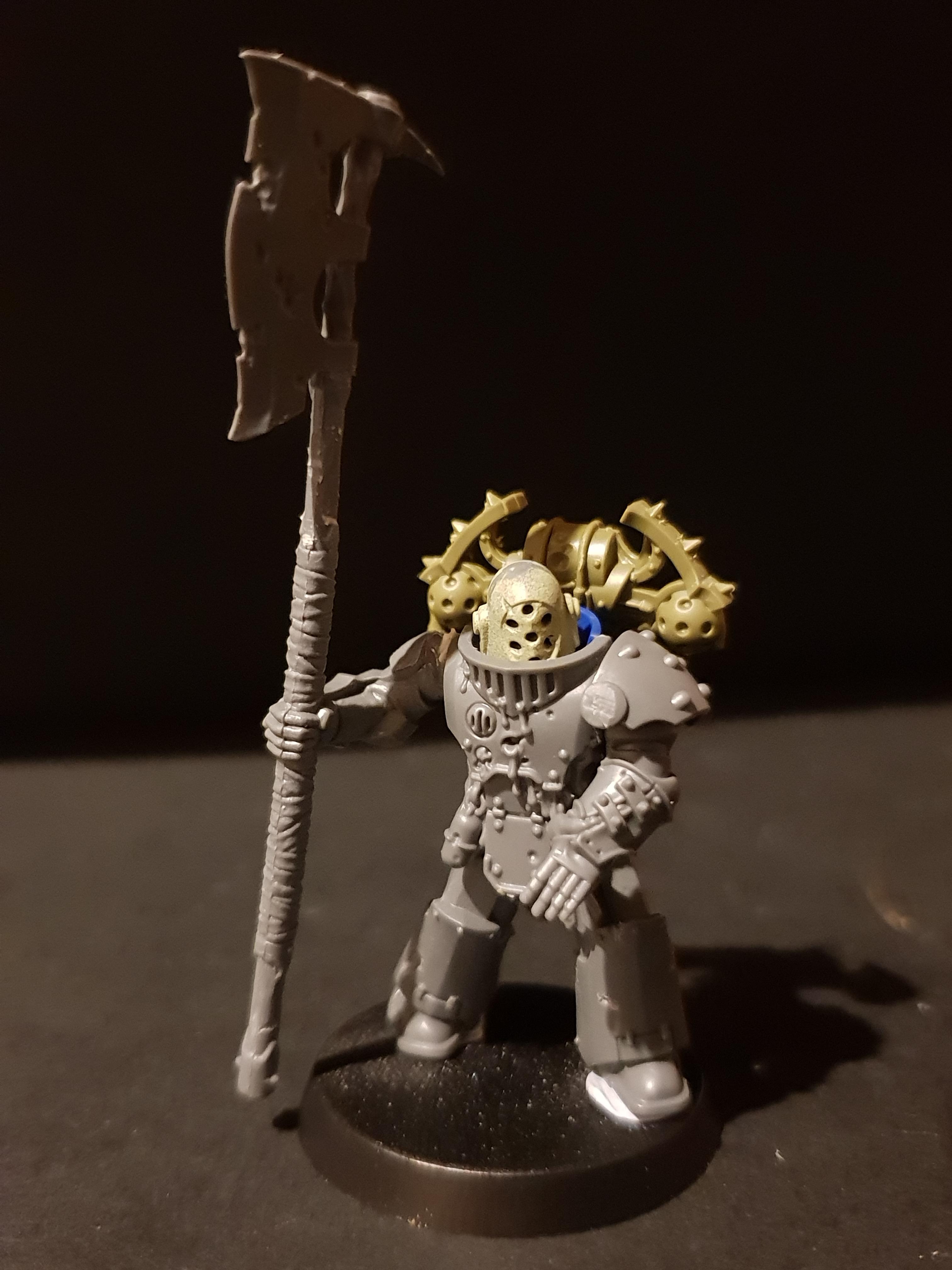 Chaos, Chaos Space Marines, Conversion, Nurgle, Warhammer 40,000, Work In Progress