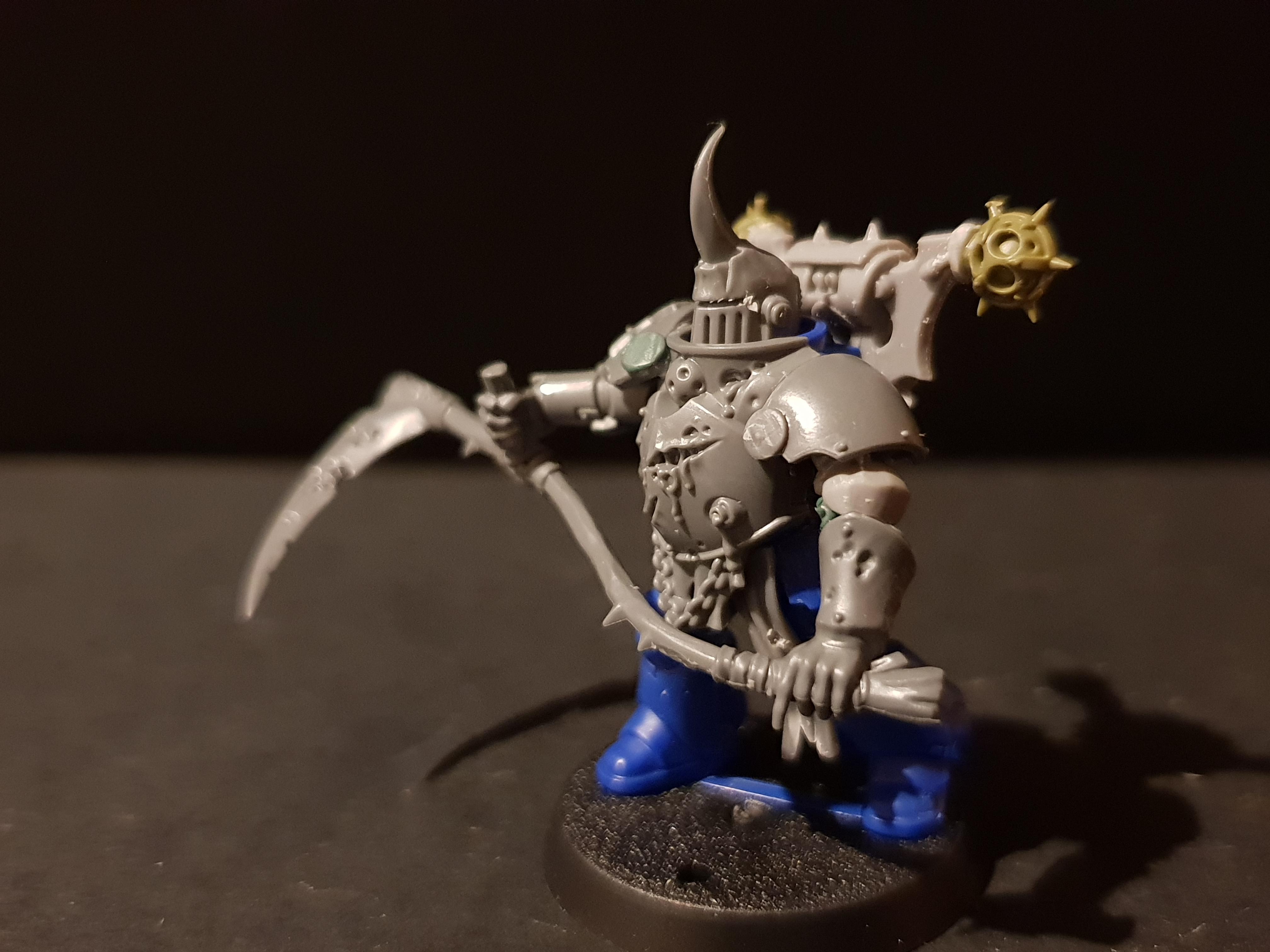 Chaos, Chaos Space Marines, Conversion, Nurgle, Warhammer 40,000, Work In Progress