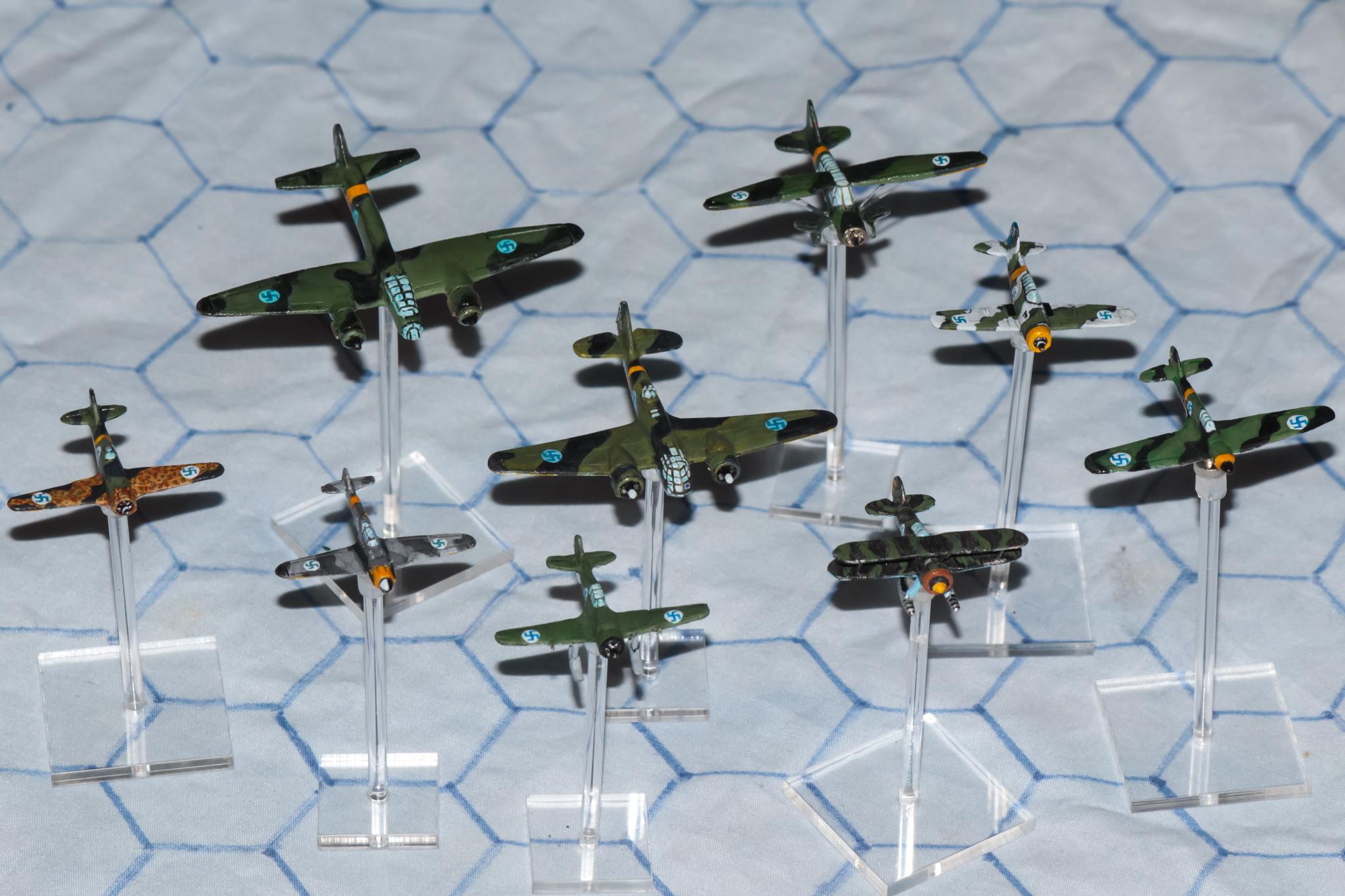 1:300 Scale, 6mm, 6mm Scale, Air Combat, Aircraft, Aviation, Finland, Fliers, French, Germans, Historic, Imperial Japan, Italian, Luftwaffe, Raf, Republic Of China, Soviet, Usaaf, World War 2