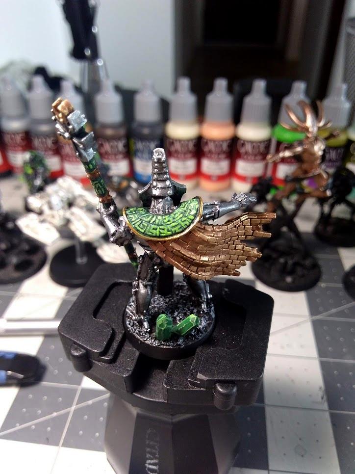 Classic Necron Lord's shiny metal ass