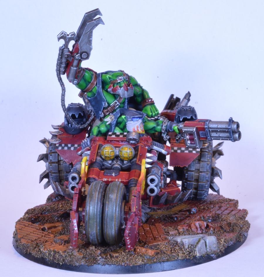 Evil Suns, Ork Deffkilla Wartrike, Orks, Warboss, Wartrike