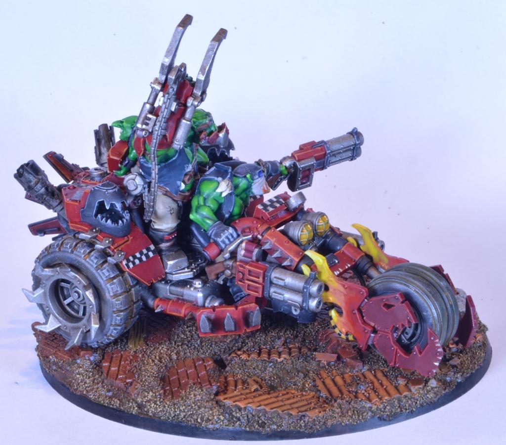 Evil Suns, Ork Deffkilla Wartrike, Orks, Warboss, Wartrike