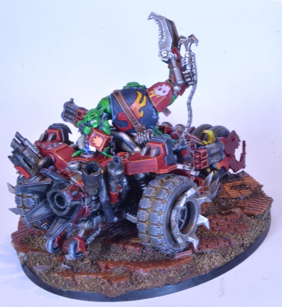 Evil Suns, Ork Deffkilla Wartrike, Orks, Warboss, Wartrike