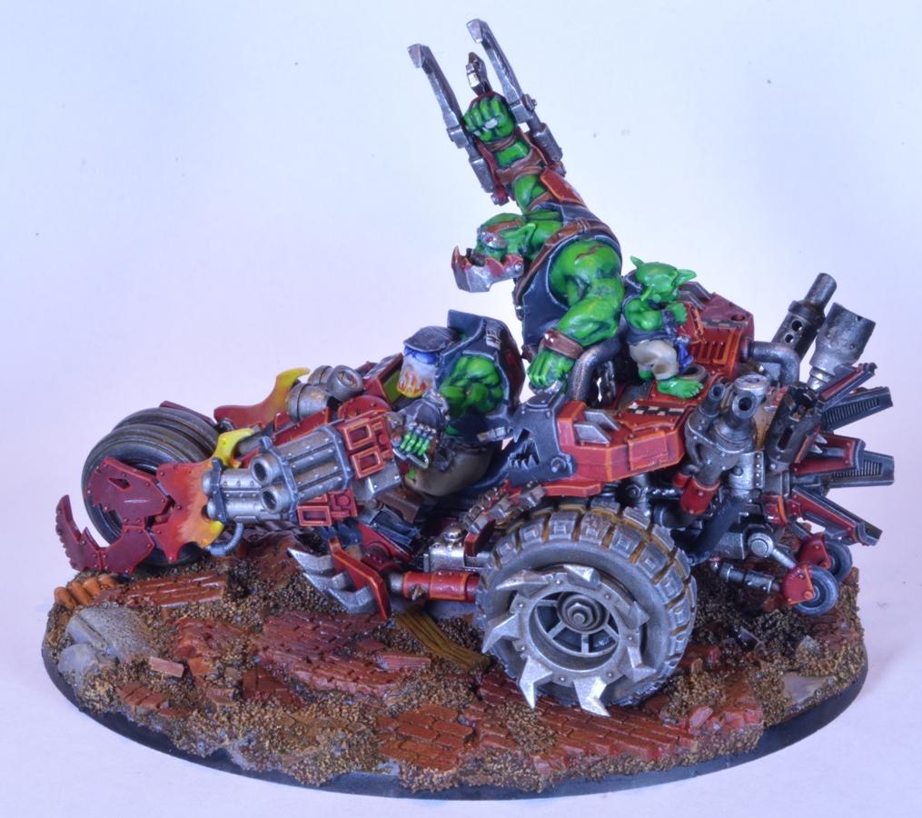 Evil Suns, Ork Deffkilla Wartrike, Orks, Warboss, Wartrike