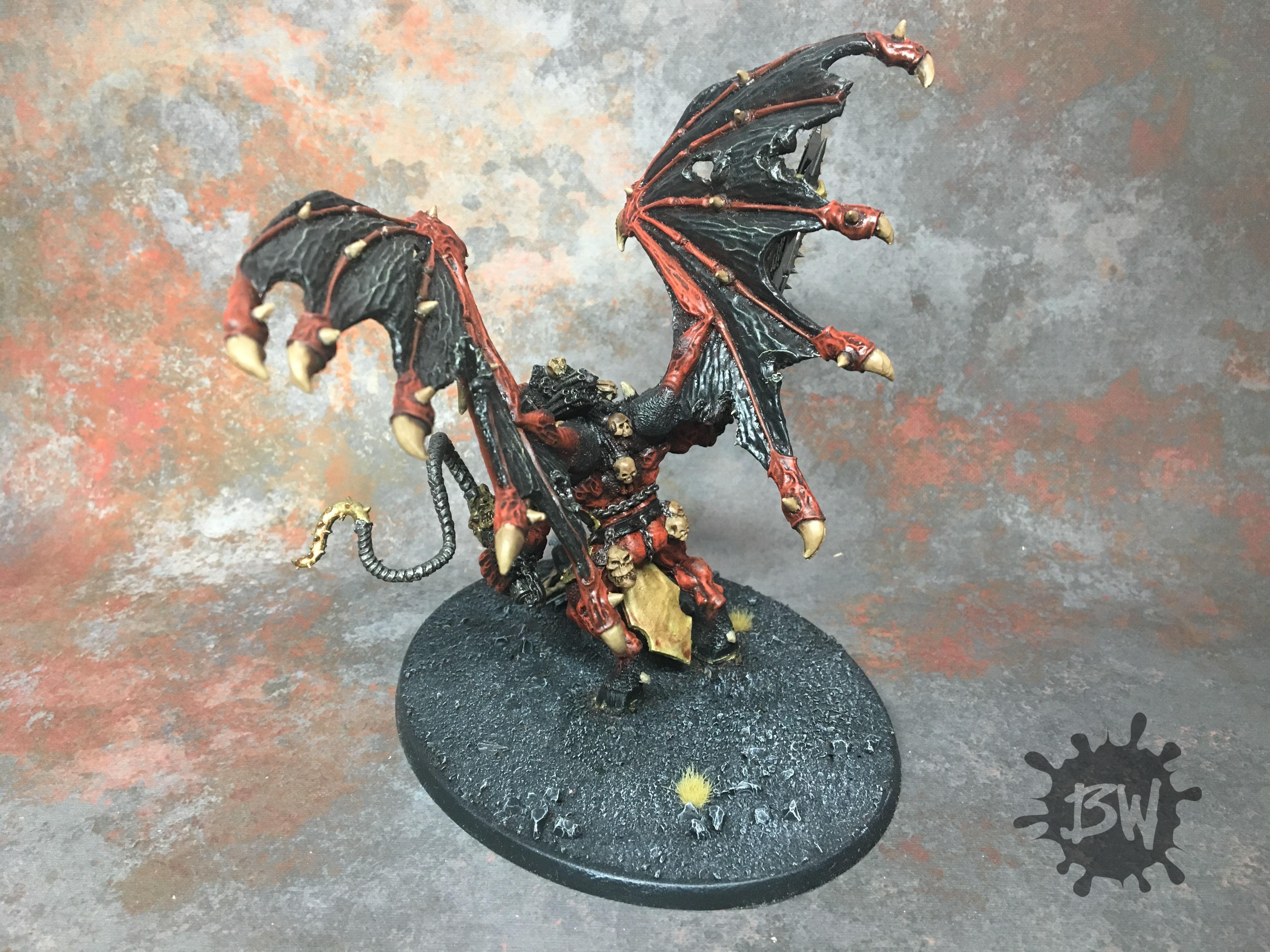 Age Of Sigmar, Bawpainting, Bloodthirster, Bloodthirster Of Unfettered Fury, Chaos, Commission, Daemons, Games Workshop, Khorne, Painting, Warhammer 40,000, Warhammer Fantasy, Wrath Of Khorne Bloodthirster