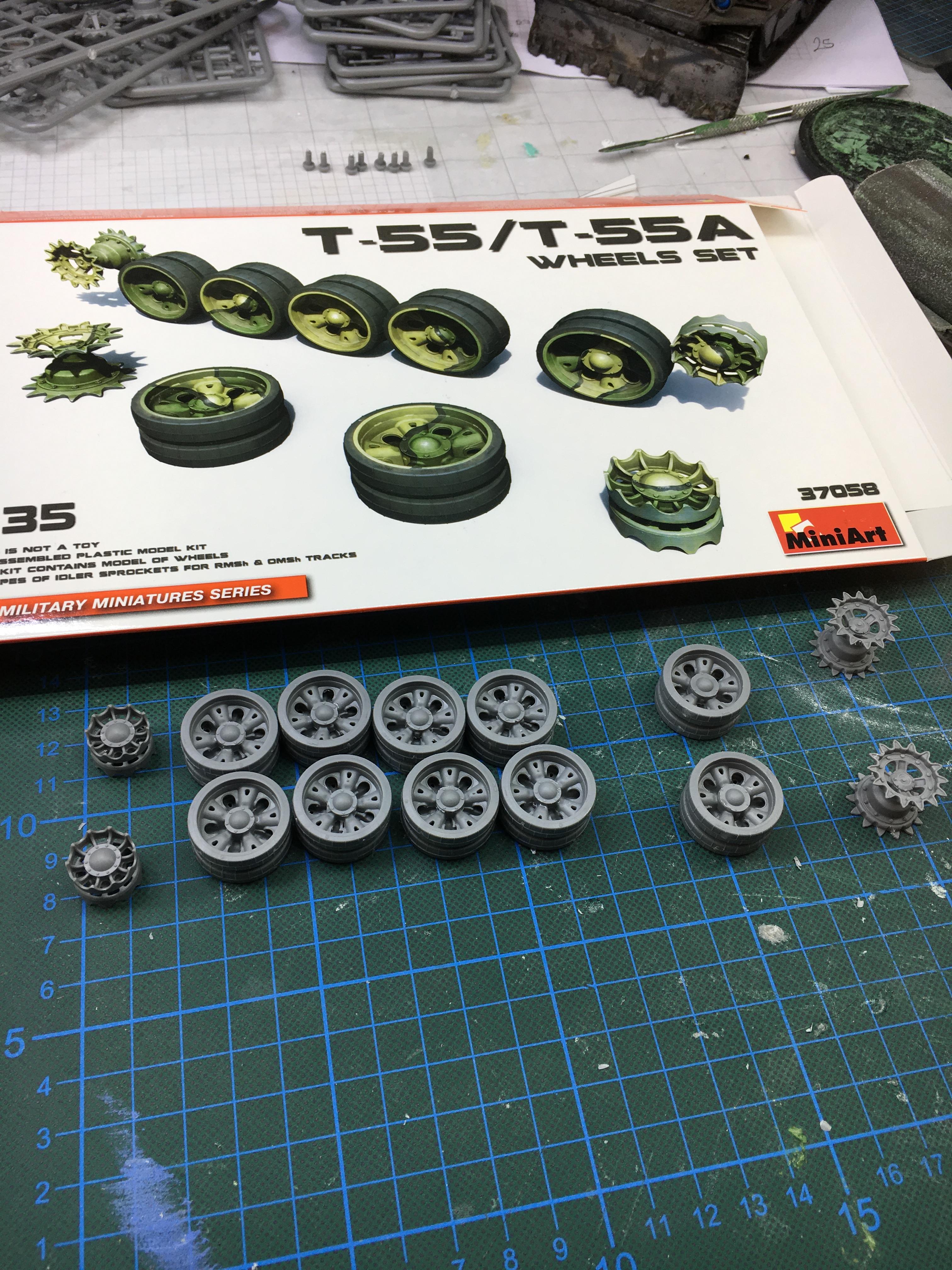 wheels assembled
