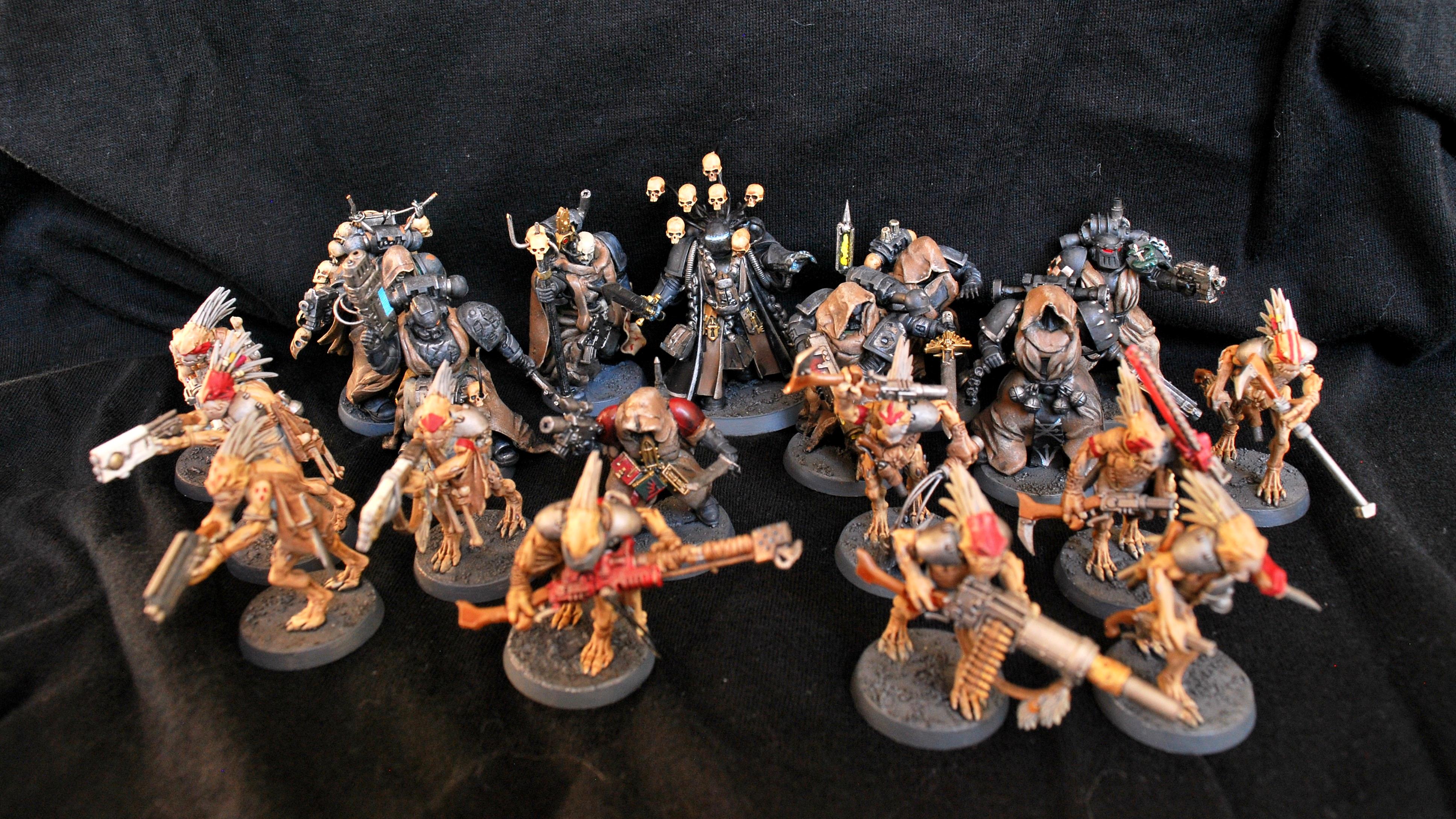 Chaos, Choas Space Marines, Fallen, Kill Team, Kroot