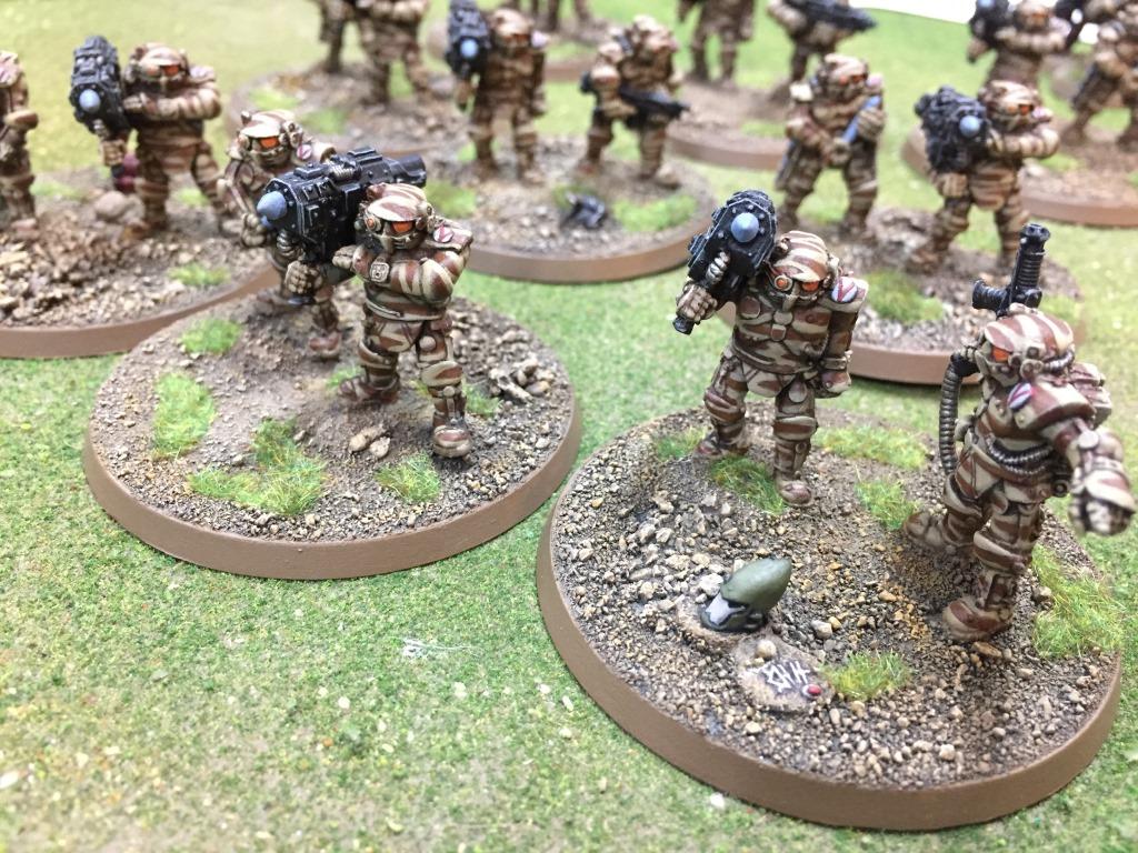Armored, Imperial Guard, Infantry, Missile Launchers