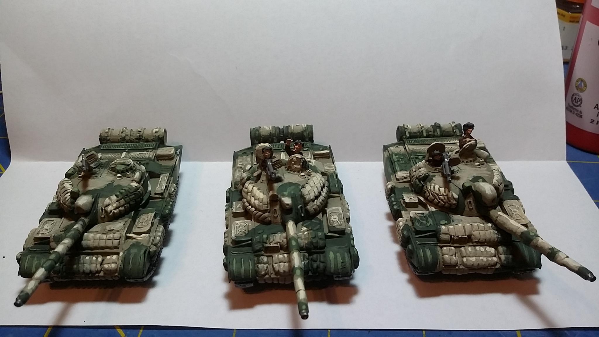 Platoon of T-55AMVs