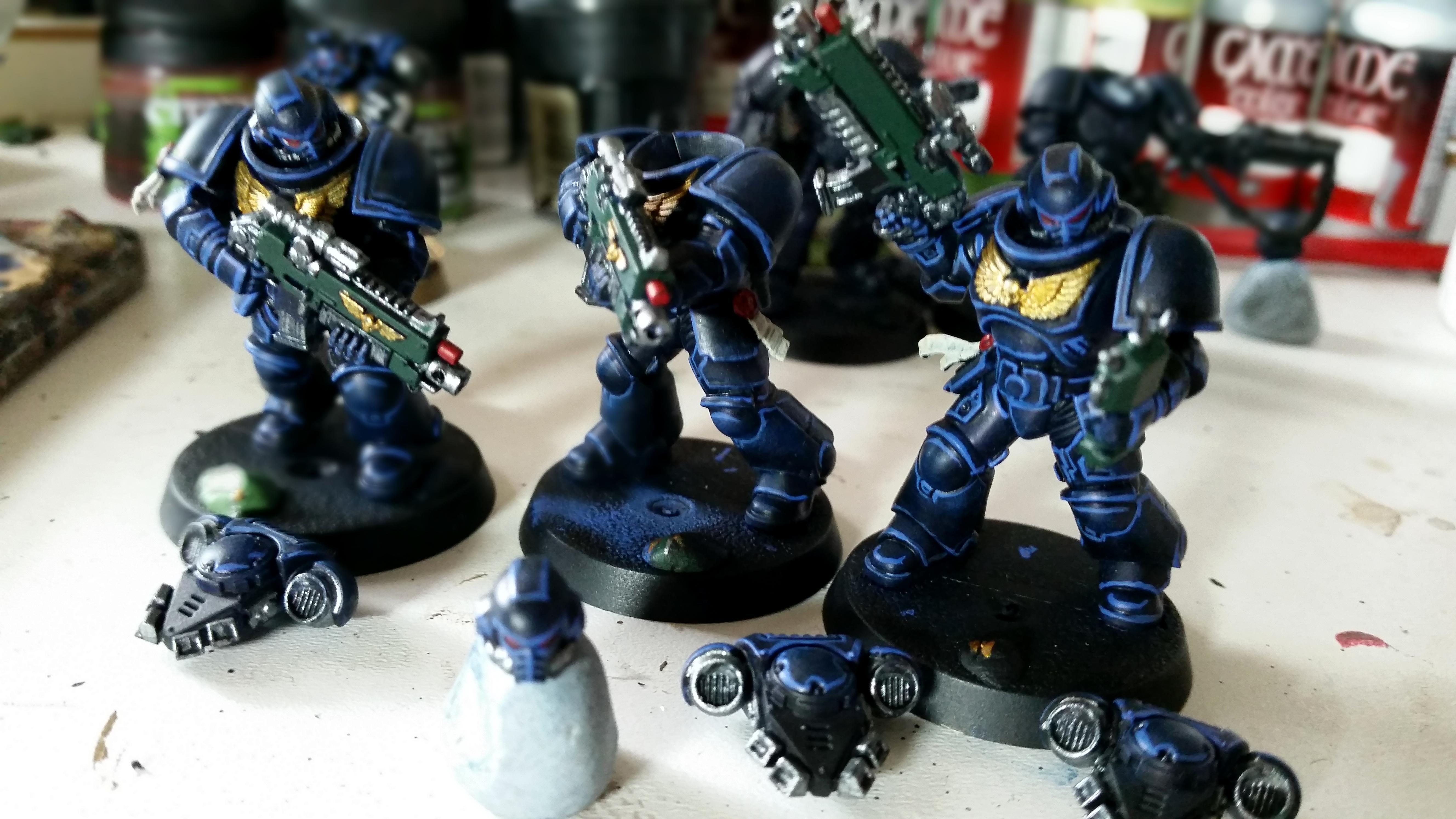 Intercessors, Primaris, Ultramarines, Work In Progress