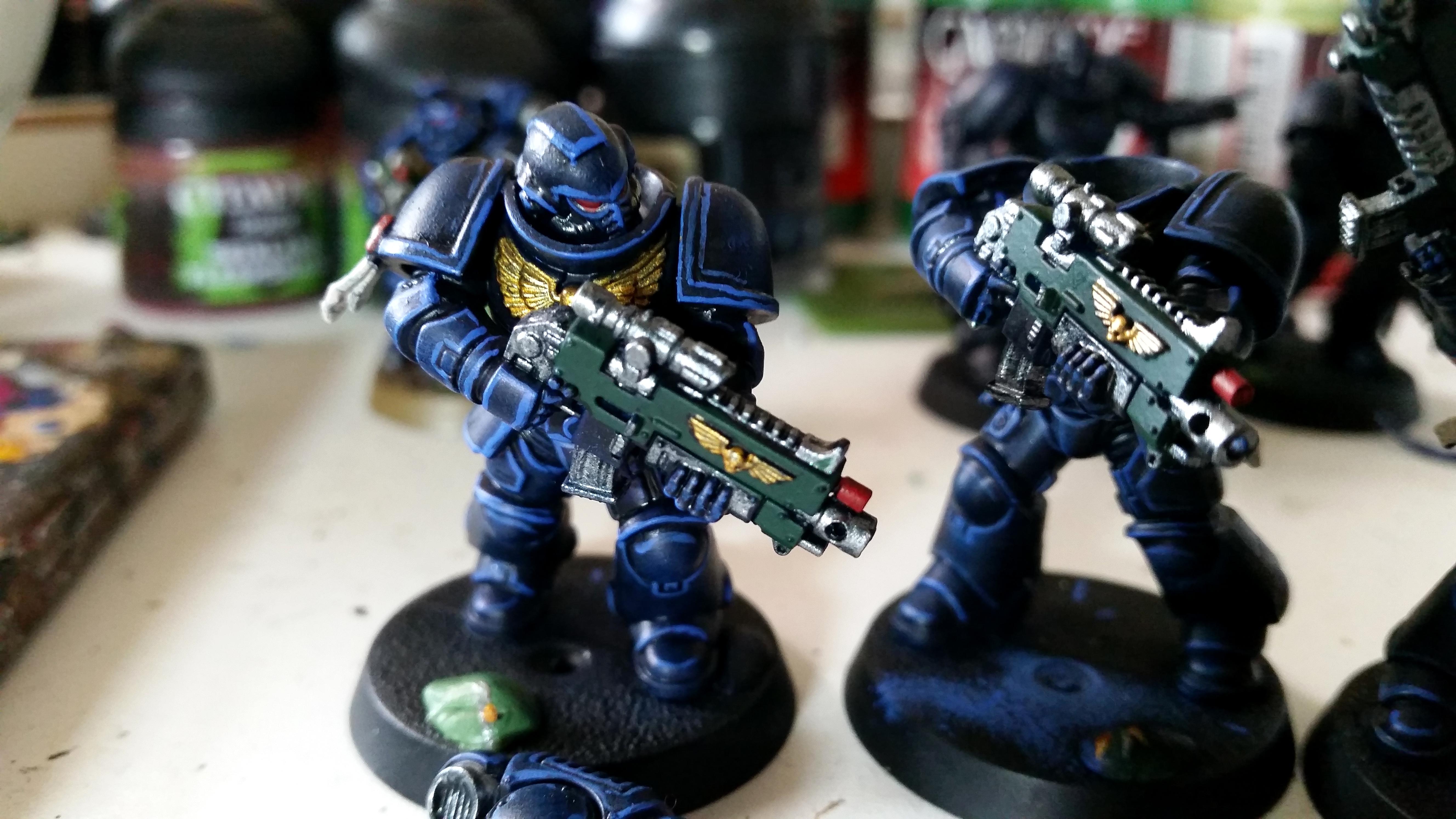 Intercessors, Primaris, Ultramarines, Work In Progress
