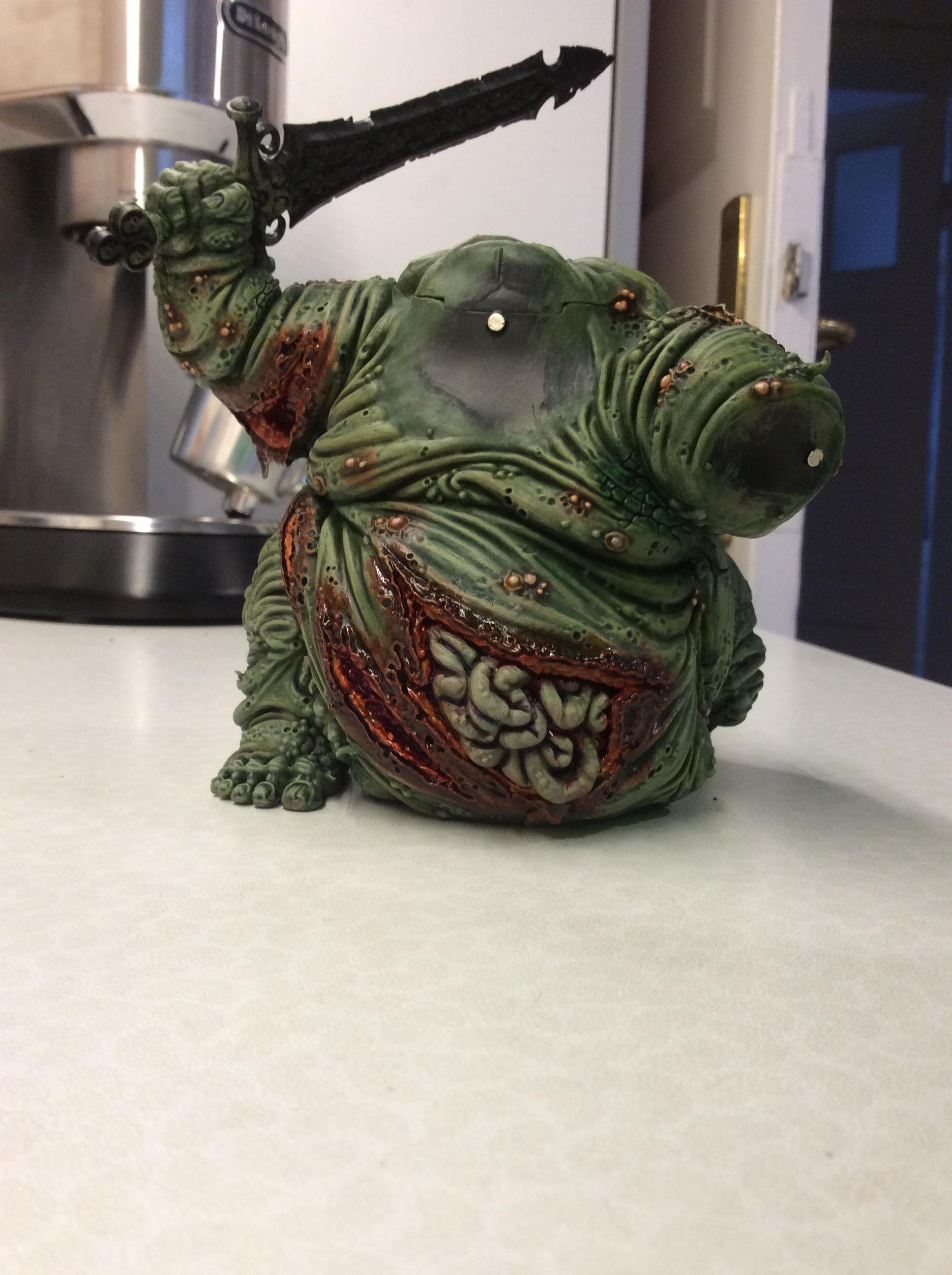 Chaos, Daemons, Great Unclean One, Guo, Intestines, Nurgle, Warhammer 40,000, Work In Progress